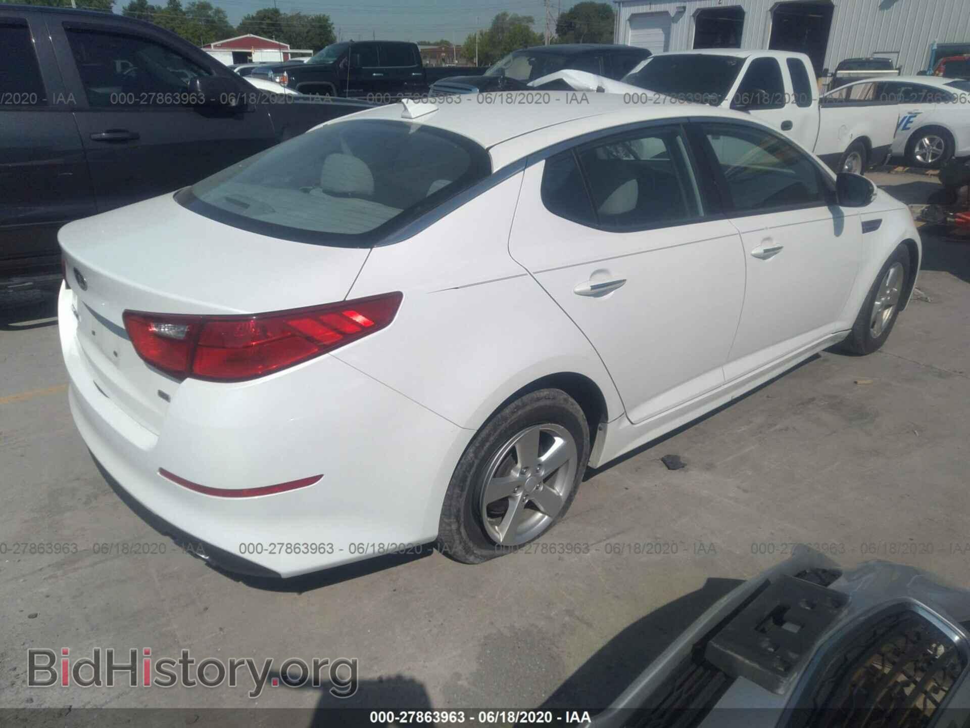 2015 KIA OPTIMA - VIN: KNAGM4A70F5596810 - Photo 4