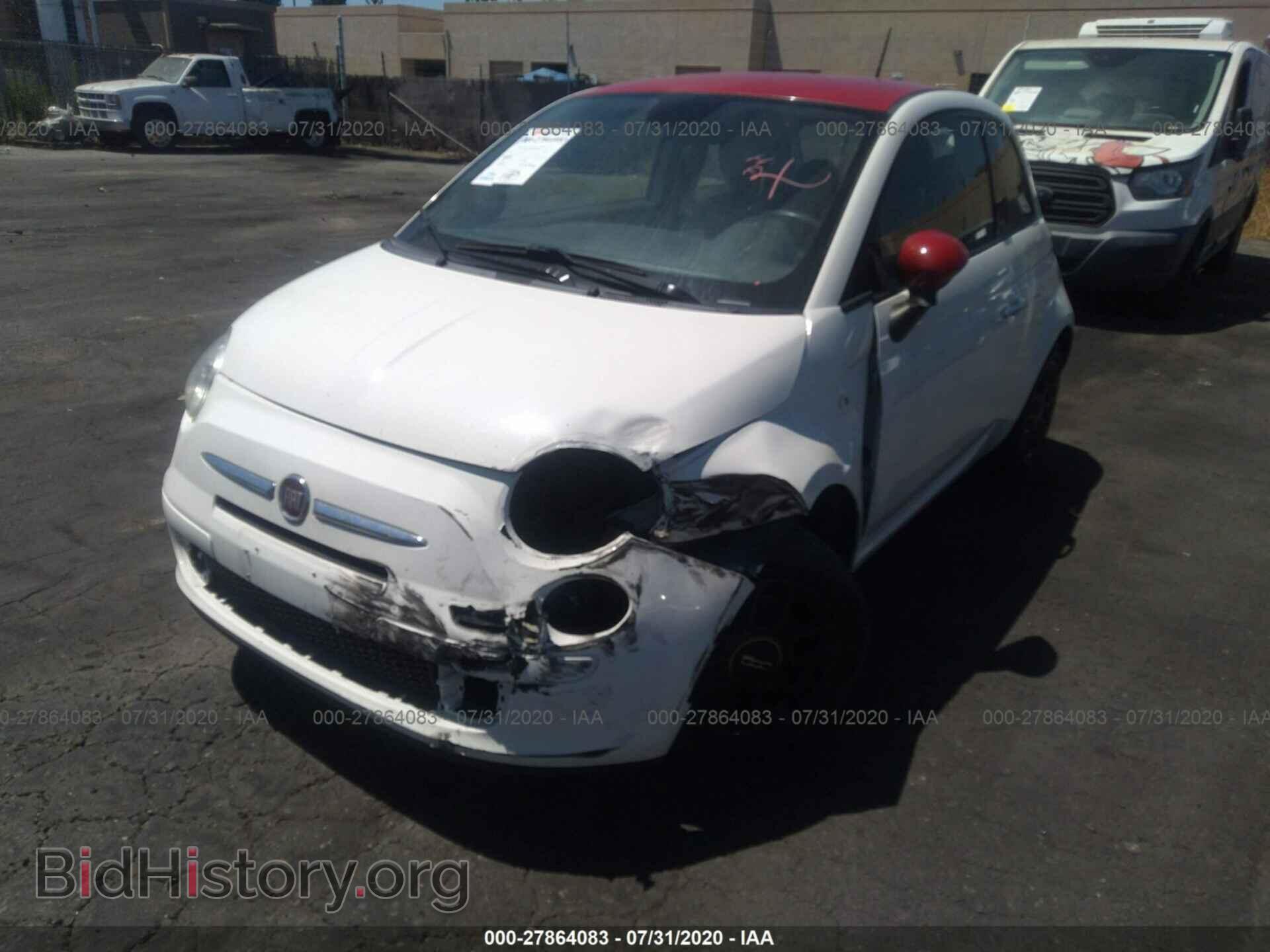 2015 FIAT 500 - VIN: 3C3CFFAR9FT663000 - Фото 2