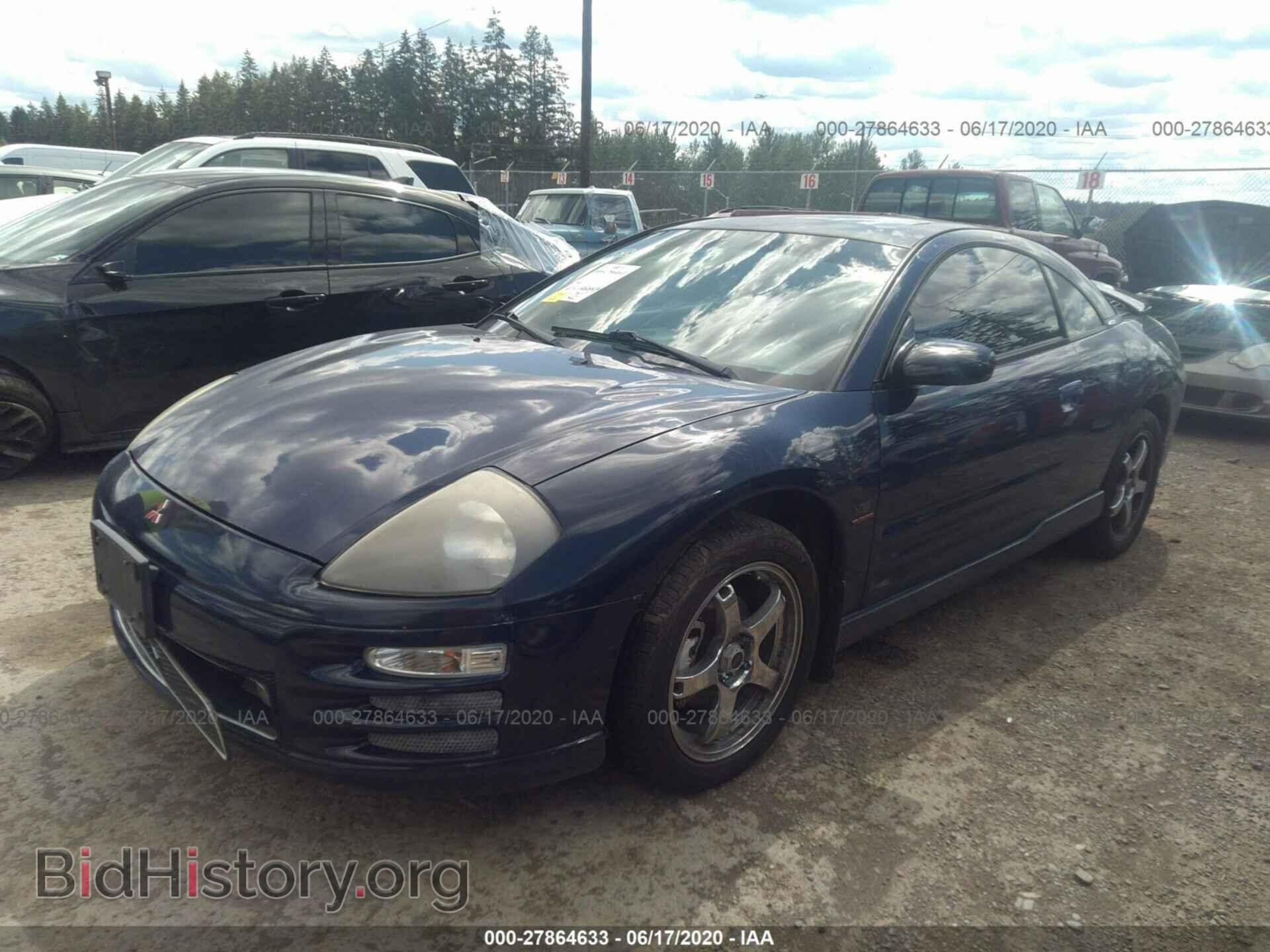 2000 MITSUBISHI ECLIPSE - VIN: 4A3AC54L0YE111169 - Фото 2