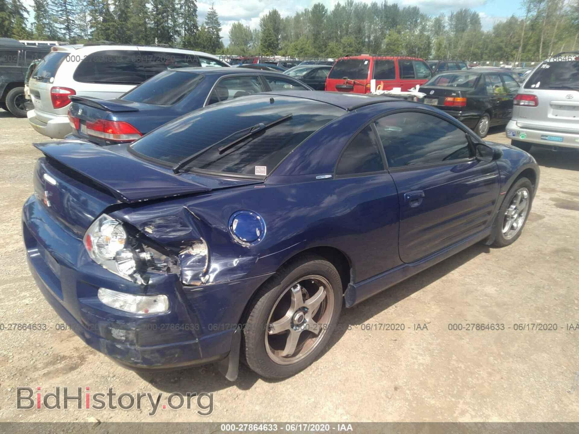 2000 MITSUBISHI ECLIPSE - VIN: 4A3AC54L0YE111169 - Фото 4