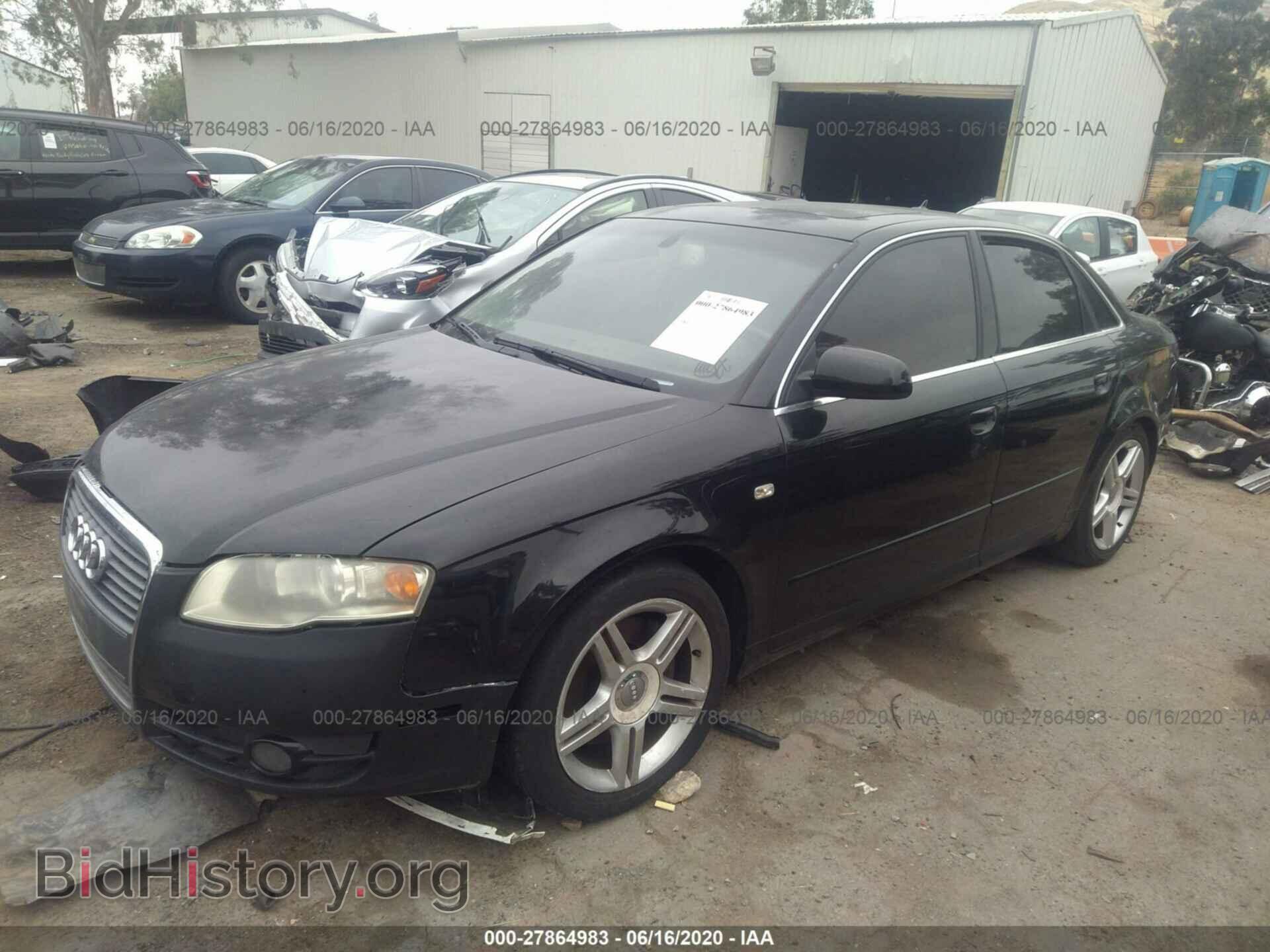 2007 AUDI A4 - VIN: WAUAF78E07A052130 - Фото 2