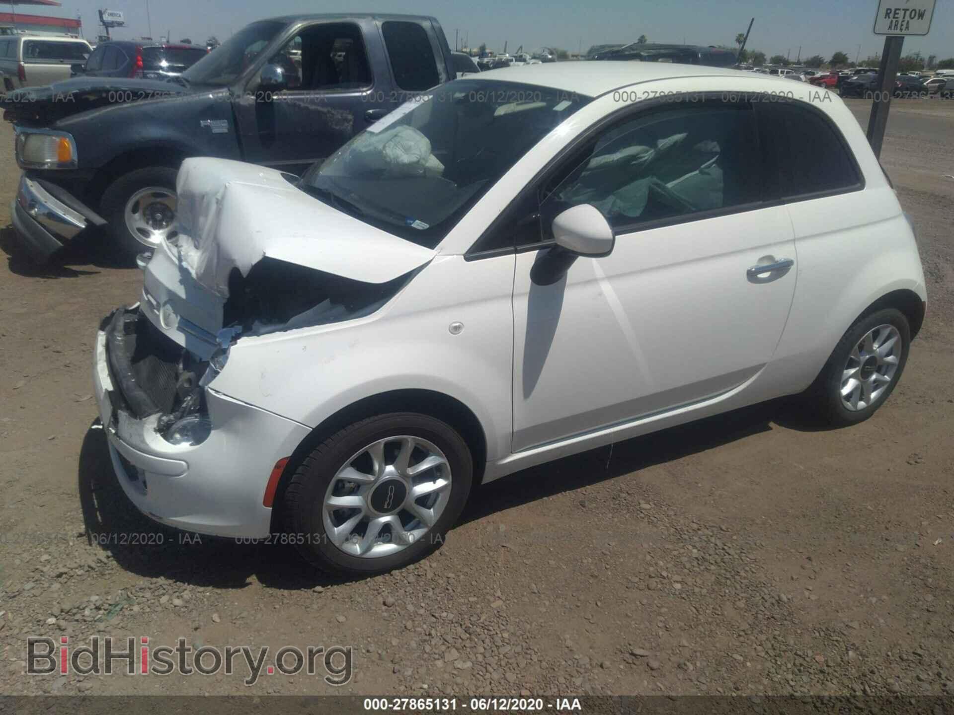 2017 FIAT 500 - VIN: 3C3CFFKR6HT700439 - Фото 2