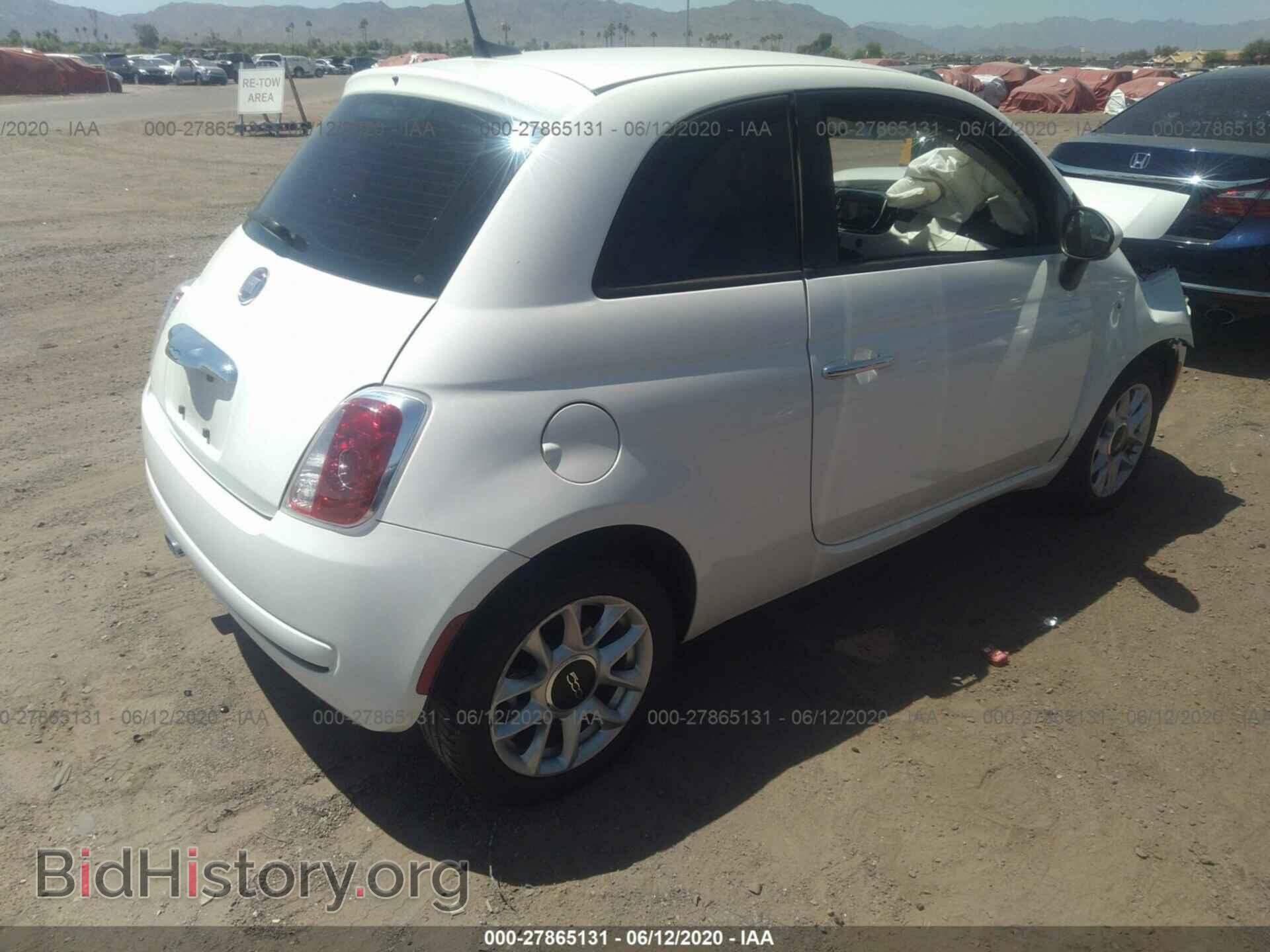 2017 FIAT 500 - VIN: 3C3CFFKR6HT700439 - Фото 4