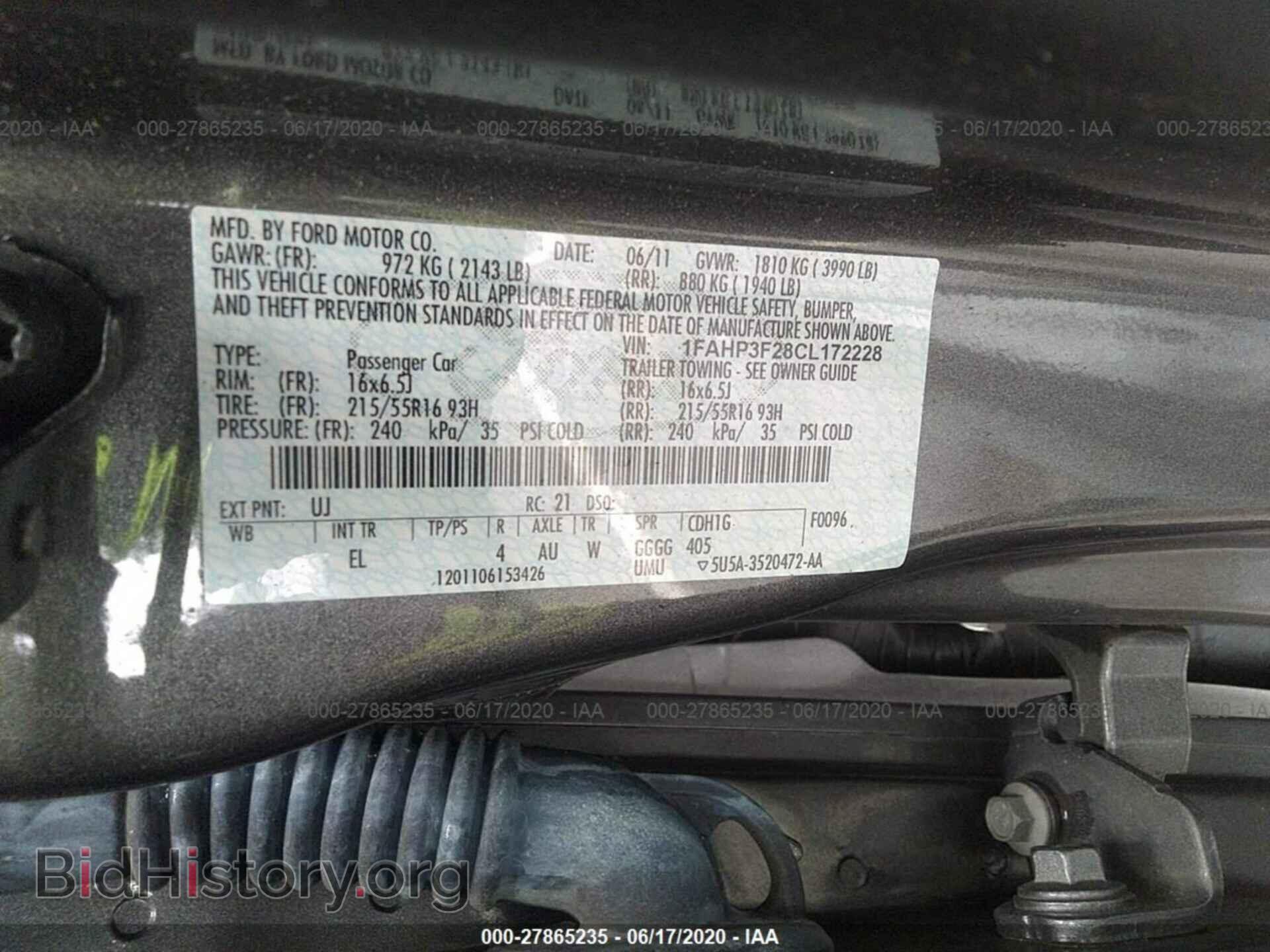 2012 FORD FOCUS - VIN: 1FAHP3F28CL172228 - Photo 9