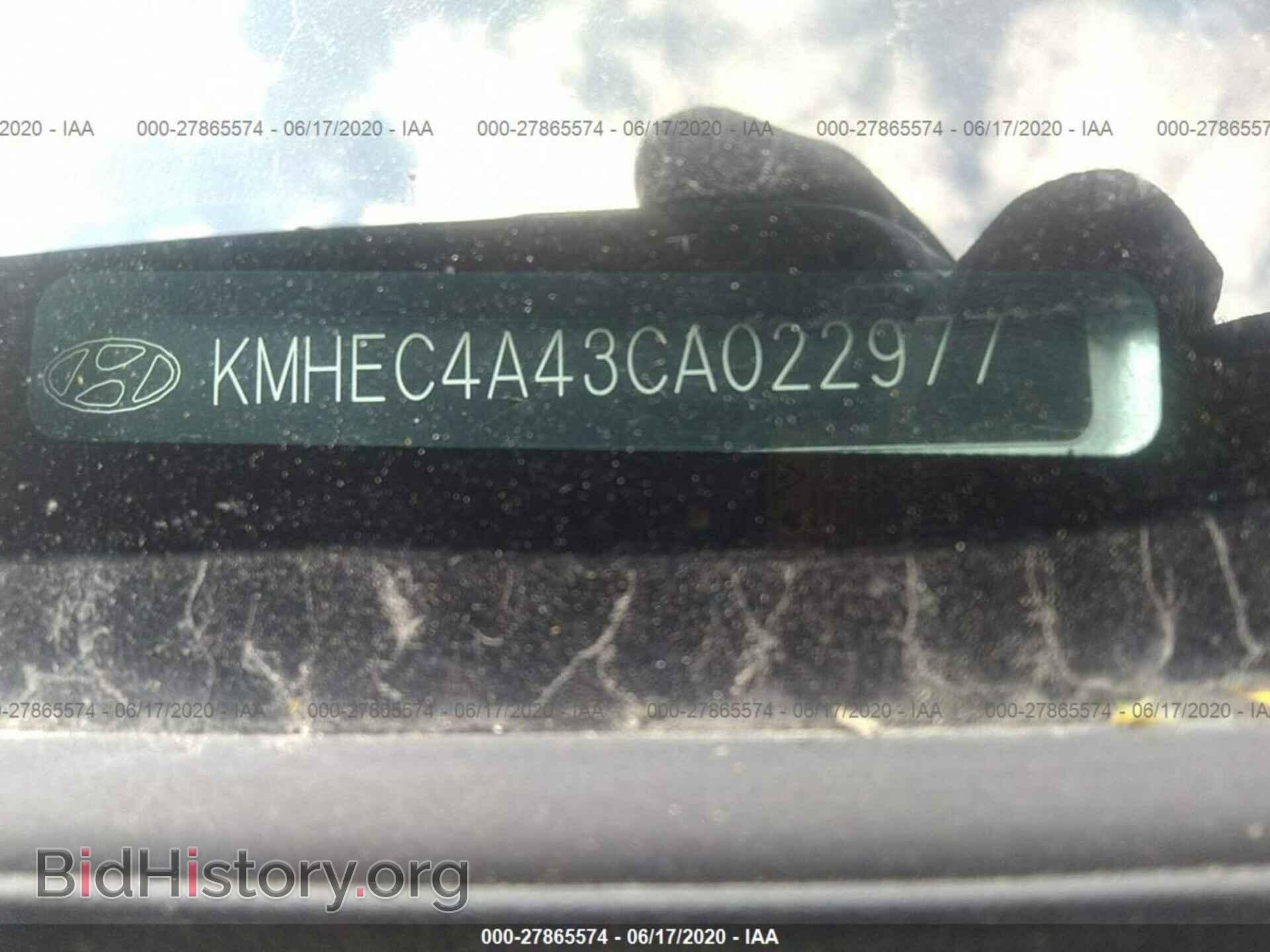 2012 HYUNDAI SONATA - VIN: KMHEC4A43CA022977 - Фото 9