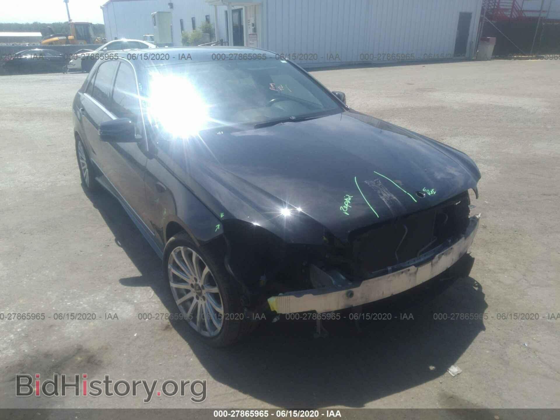 Photo WDDHF8JB4CA626980 - MERCEDES-BENZ E-CLASS 2012