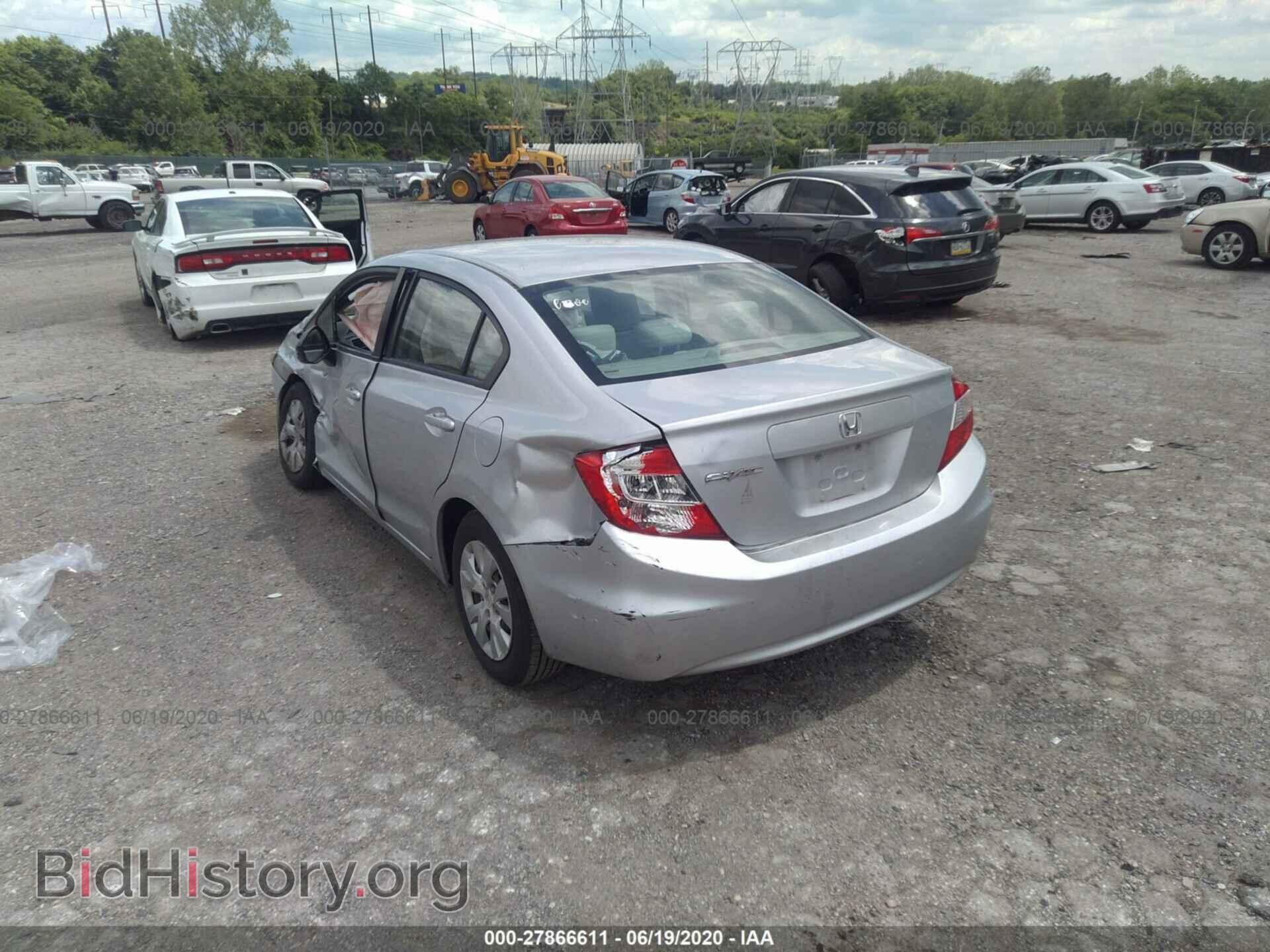 2012 HONDA CIVIC - VIN: 2HGFB2F55CH524300 - Photo 3