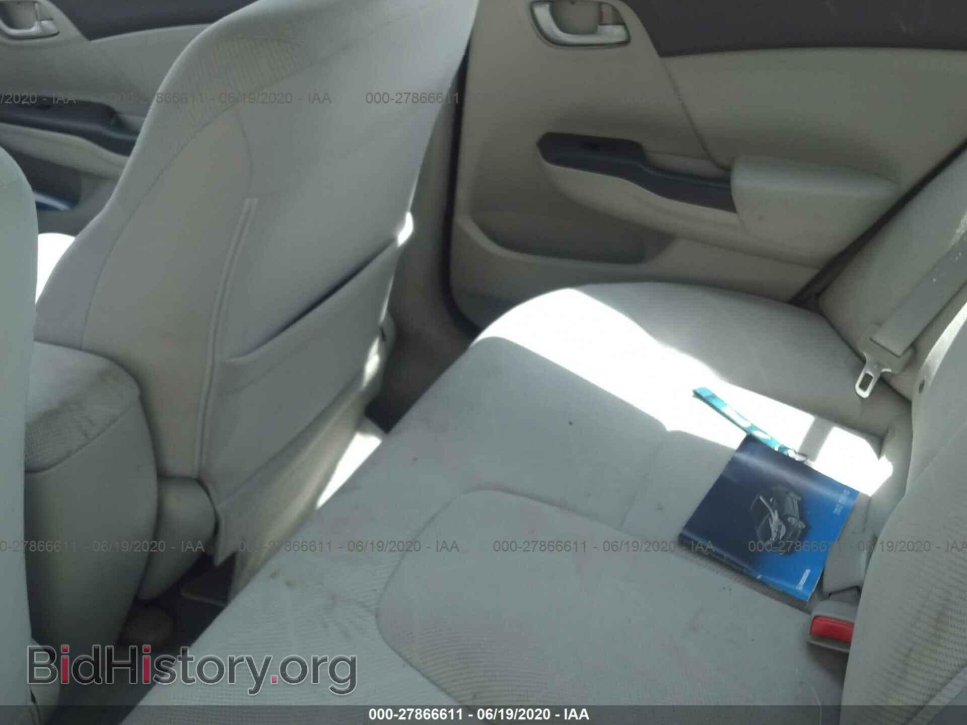 2012 HONDA CIVIC - VIN: 2HGFB2F55CH524300 - Photo 8