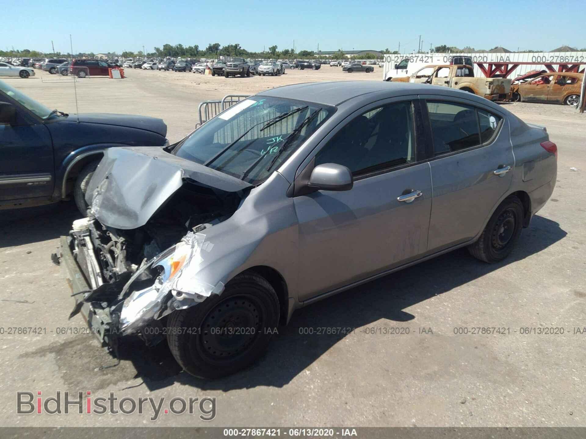 2012 NISSAN VERSA - VIN: 3N1CN7AP4CL917794 - Фото 2