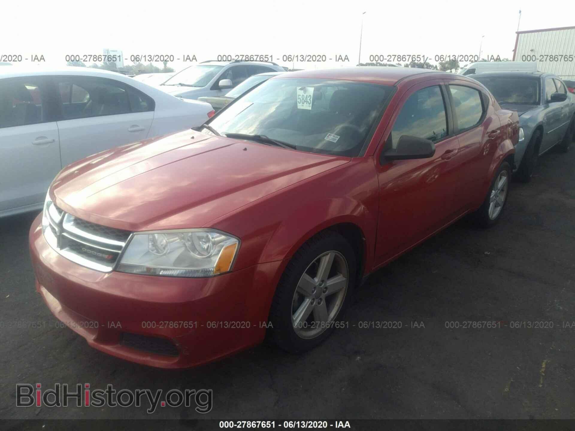 2013 DODGE AVENGER - VIN: 1C3CDZAB9DN625418 - Photo 2