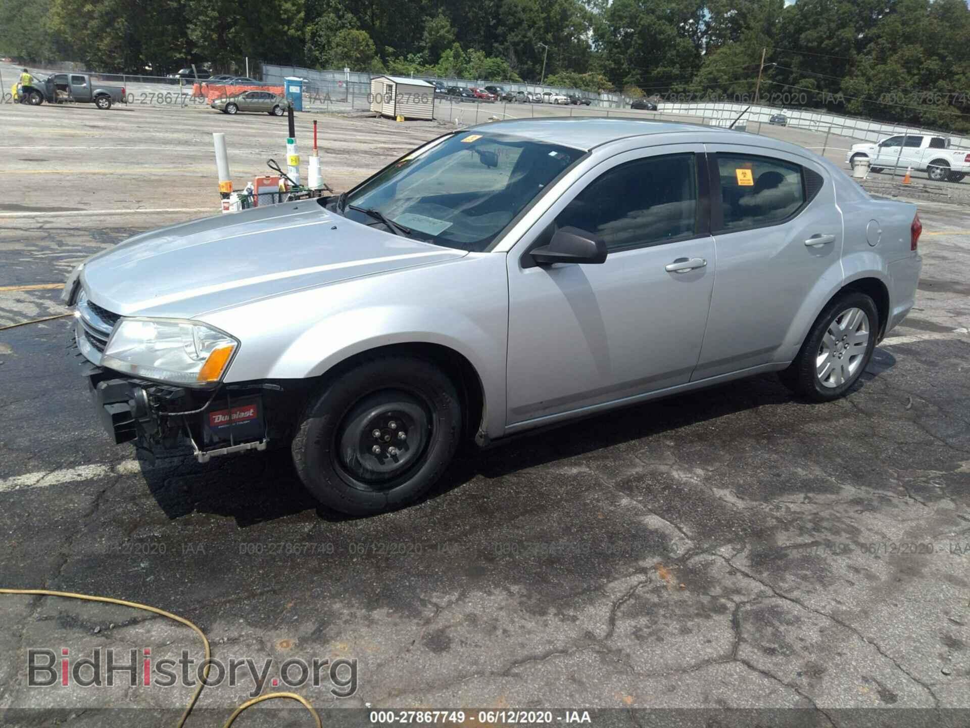 2012 DODGE AVENGER - VIN: 1C3CDZABXCN141868 - Фото 2