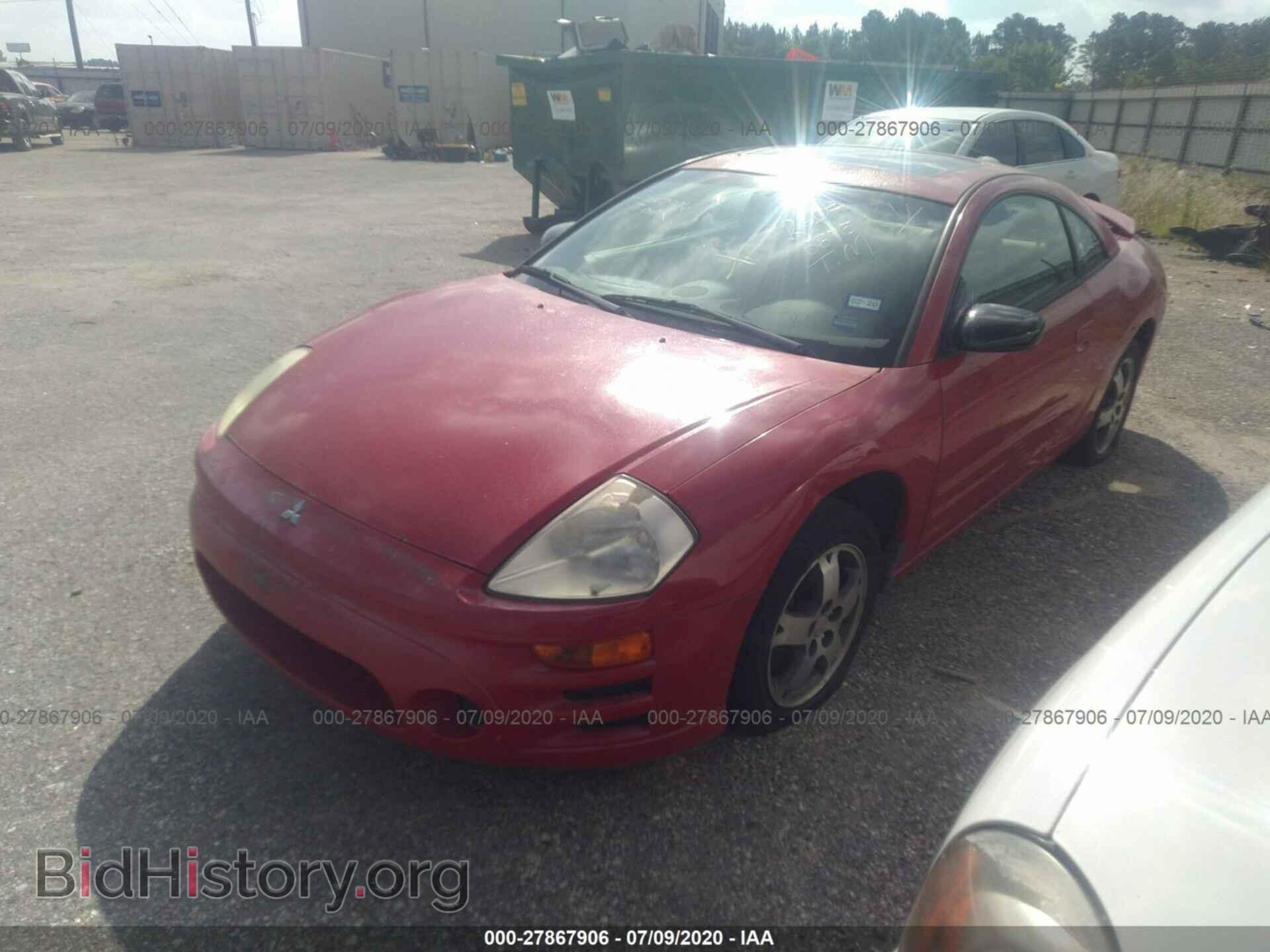 2003 MITSUBISHI ECLIPSE - VIN: 4A3AC44G93E169089 - Фото 2
