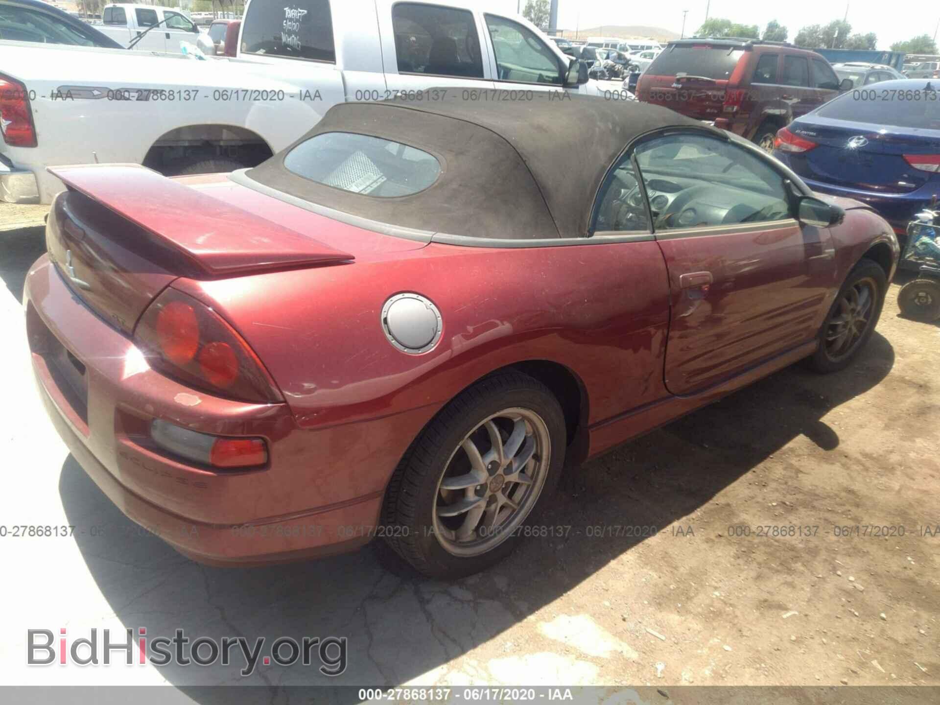 2002 MITSUBISHI ECLIPSE - VIN: 4A3AE85H12E072587 - Photo 4