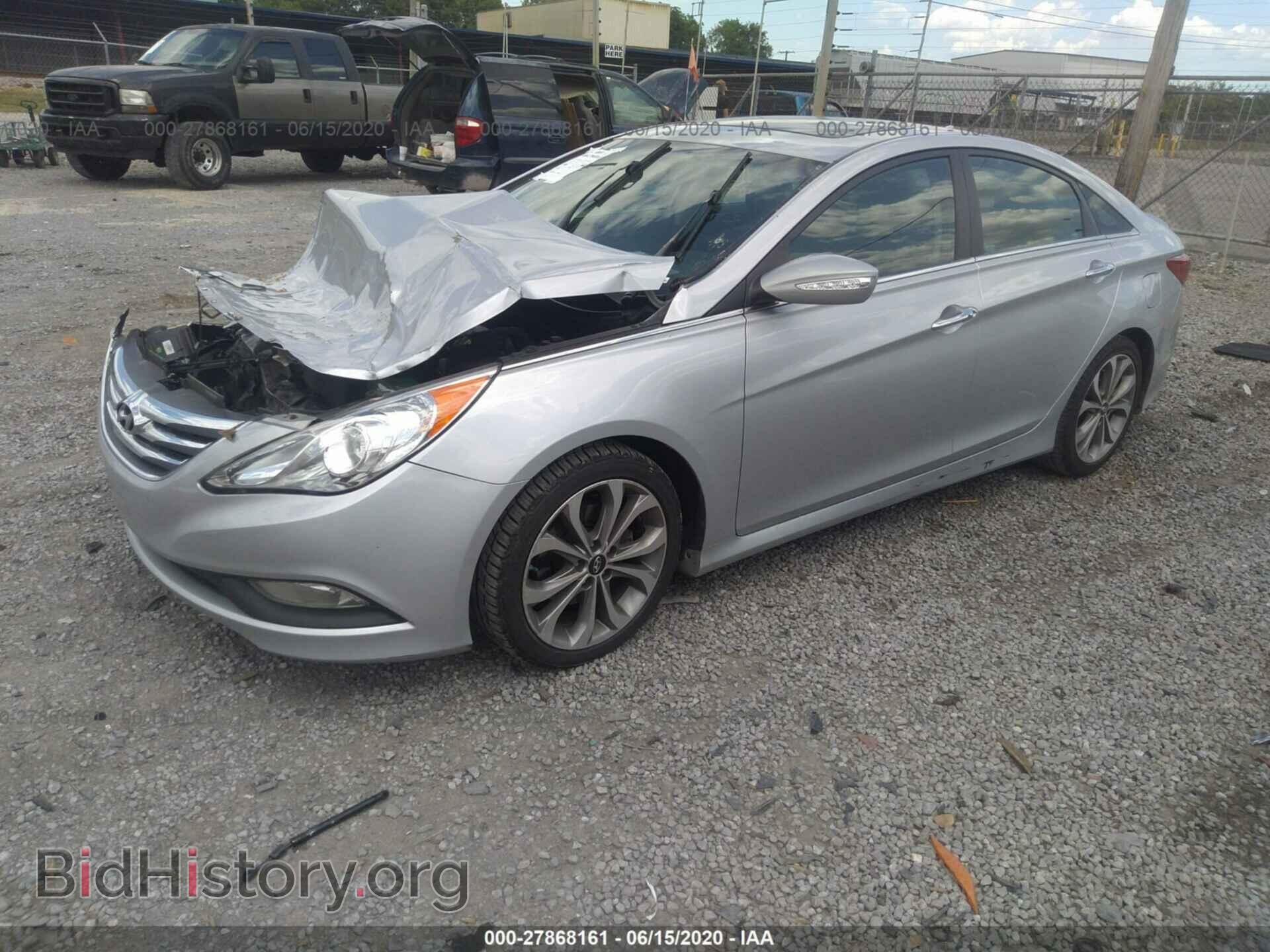2014 HYUNDAI SONATA - VIN: 5NPEC4AC1EH842367 - Фото 2