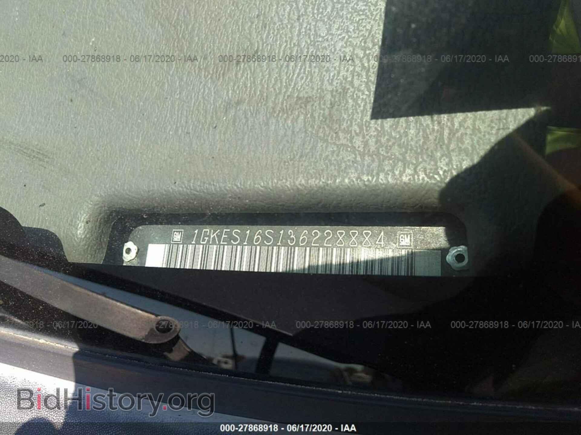 2003 GMC ENVOY - VIN: 1GKES16S136228884 - Фото 9