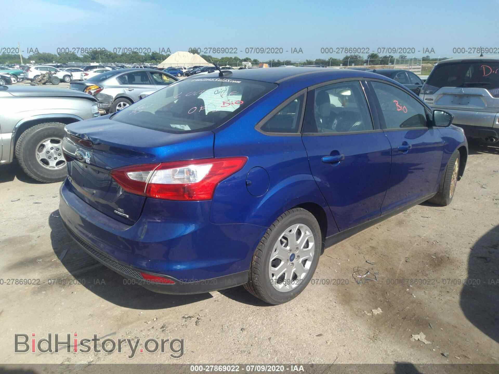 2012 FORD FOCUS - VIN: 1FAHP3F2XCL372589 - Фото 4