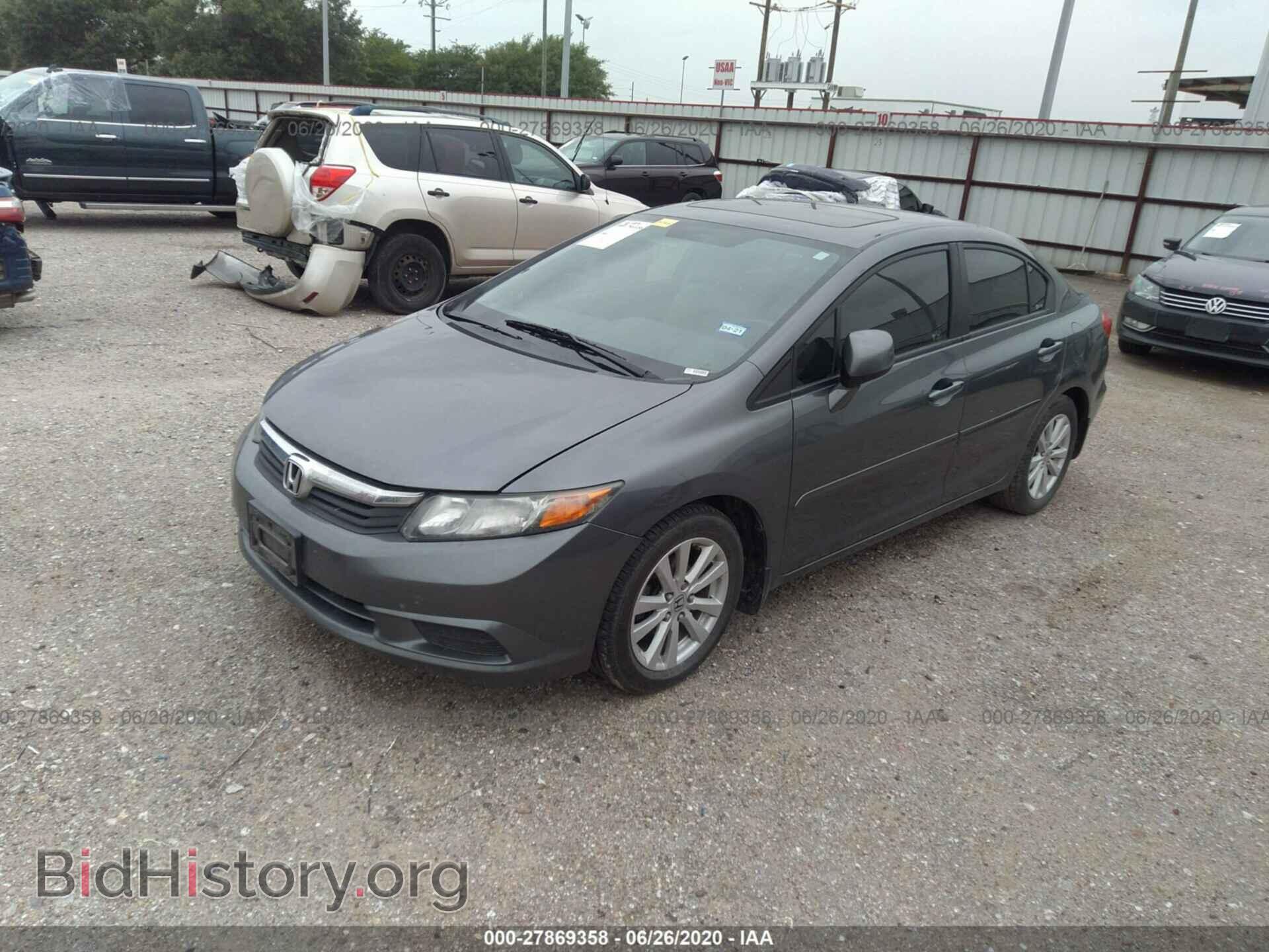2012 HONDA CIVIC SDN - VIN: 19XFB2F95CE026658 - Фото 2