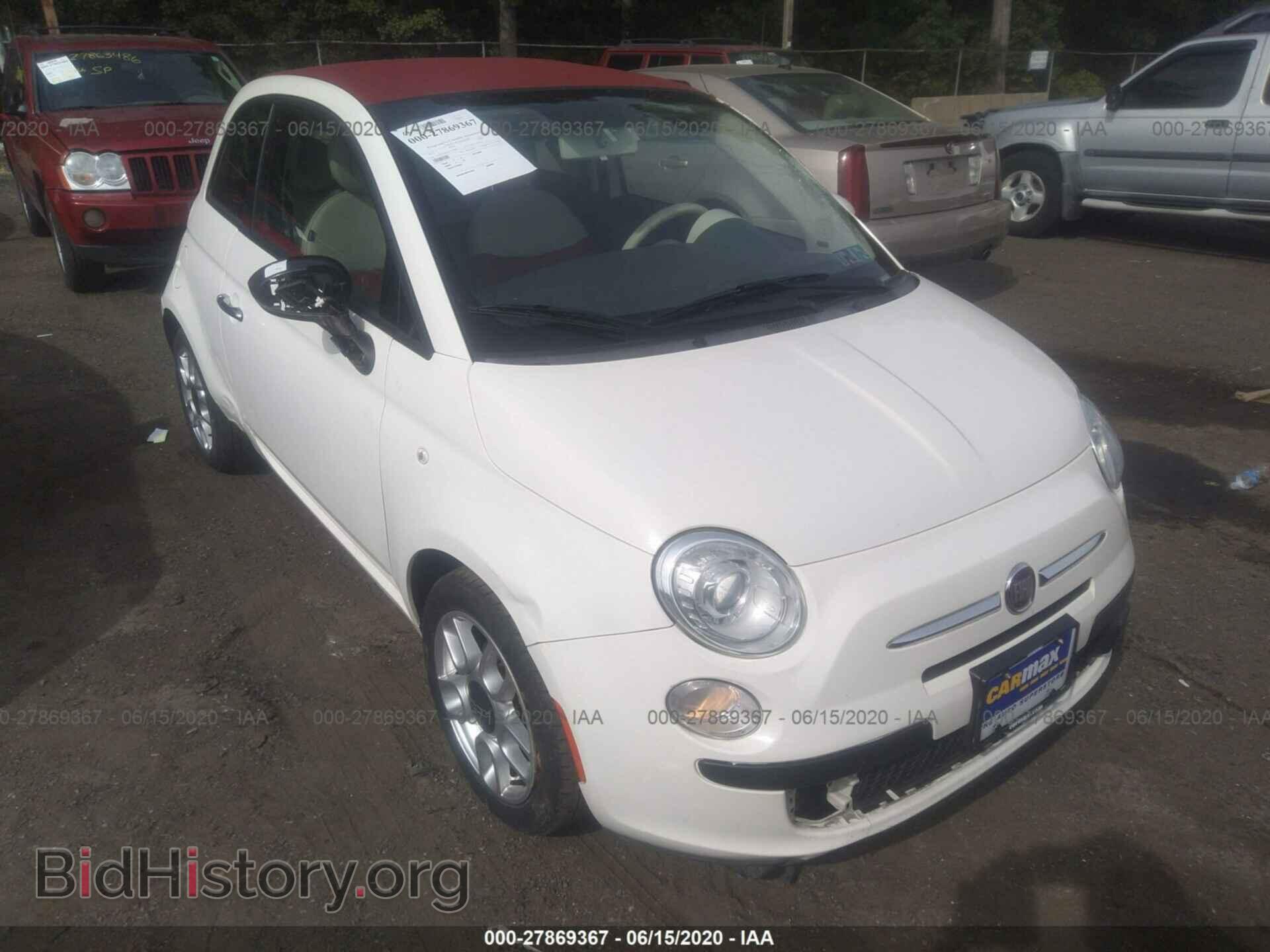 Фотография 3C3CFFDRXCT365482 - FIAT 500 2012