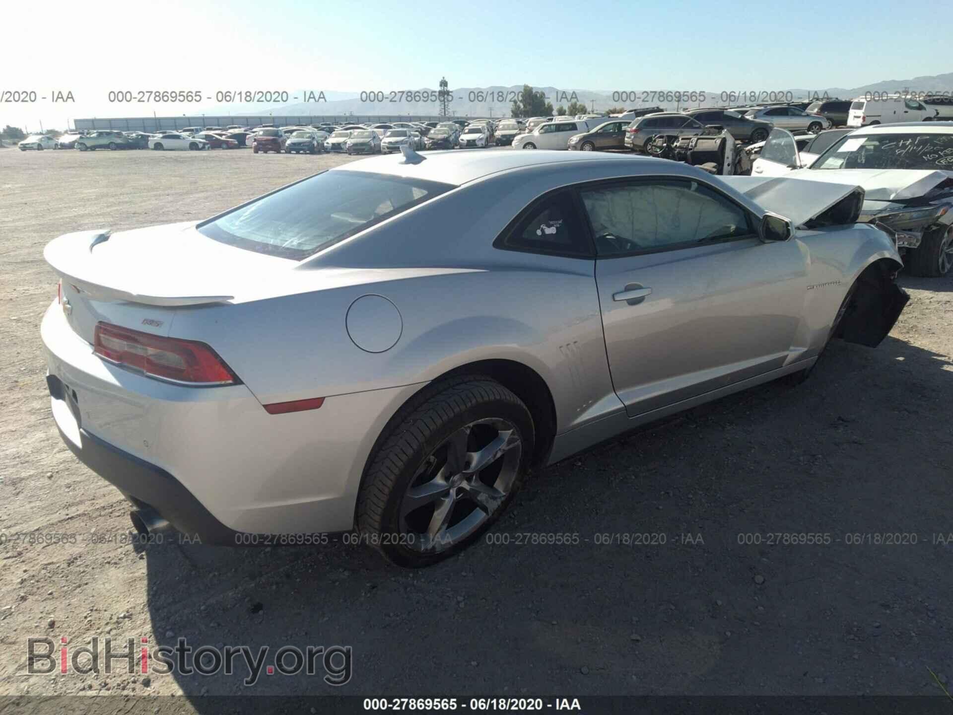 2014 CHEVROLET CAMARO - VIN: 2G1FC1E30E9192648 - Фото 4