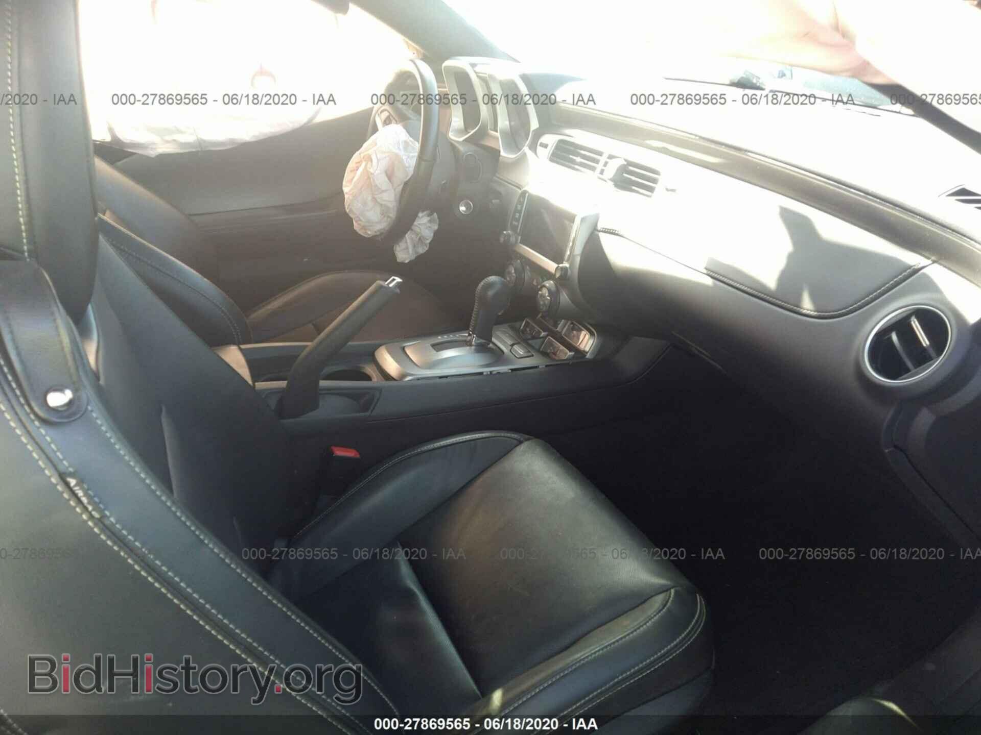 2014 CHEVROLET CAMARO - VIN: 2G1FC1E30E9192648 - Фото 5