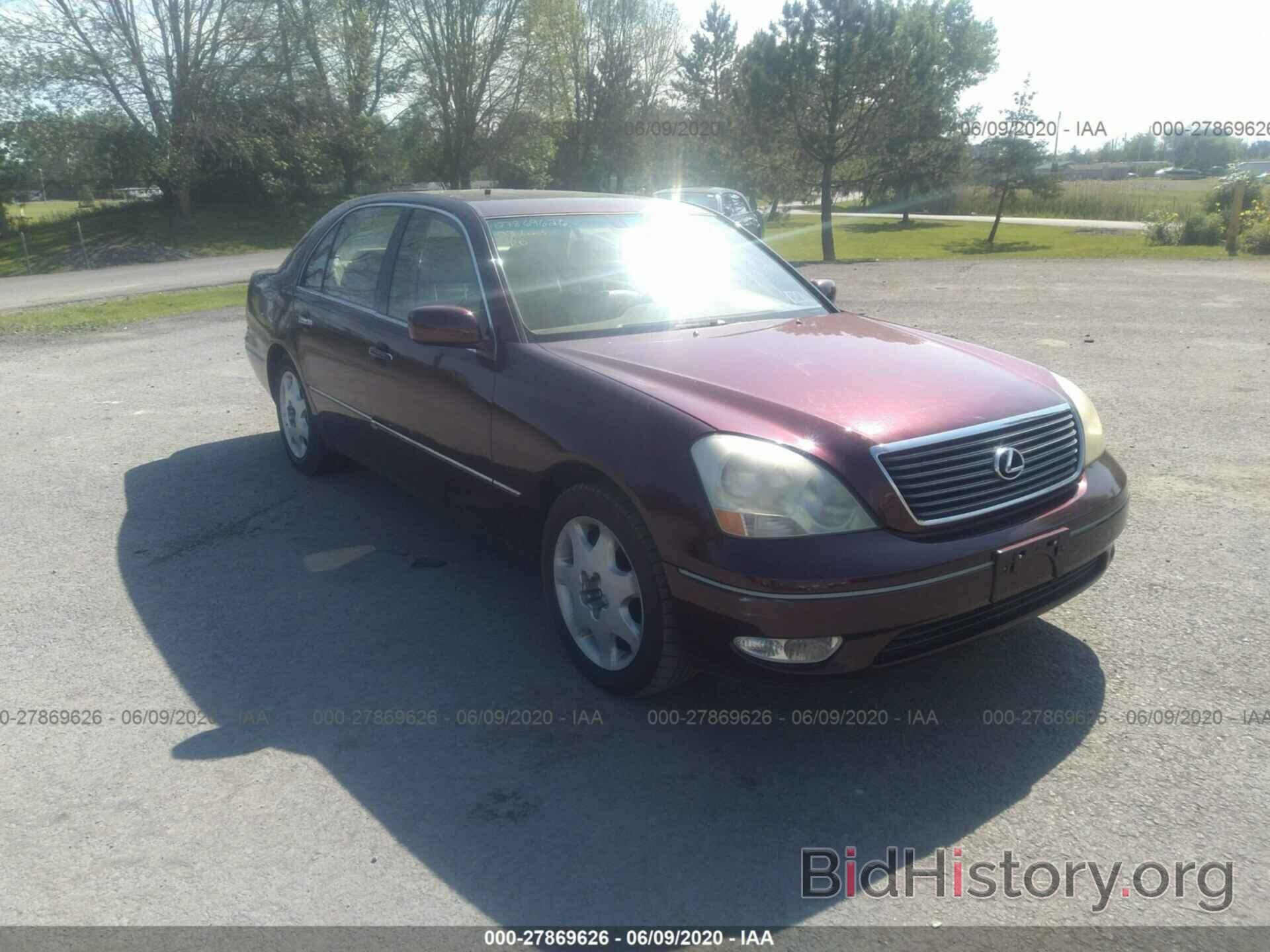 Photo JTHBN30F130100482 - LEXUS LS 2003