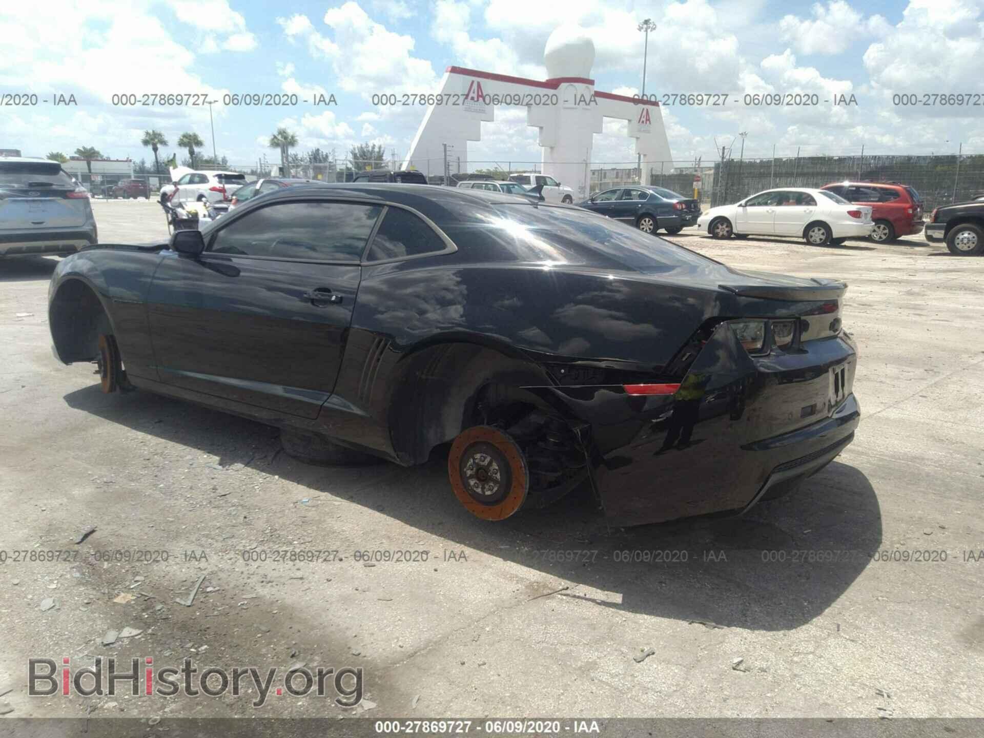 2013 CHEVROLET CAMARO - VIN: 2G1FS1EWXD9149687 - Фото 3
