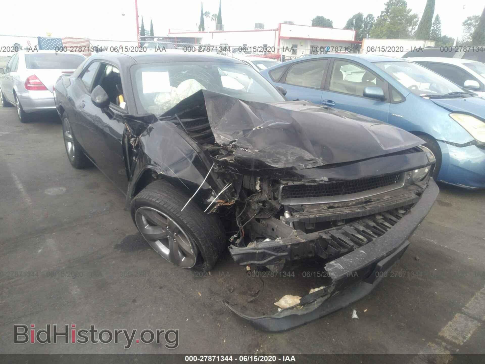Photo 2C3CDYAGXCH121019 - DODGE CHALLENGER 2012