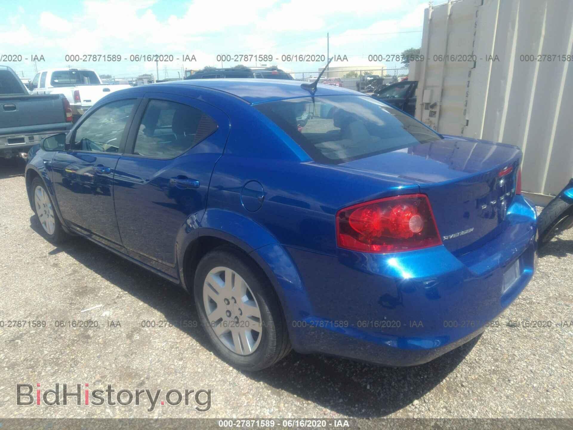 2013 DODGE AVENGER - VIN: 1C3CDZAG4DN750435 - Фото 3
