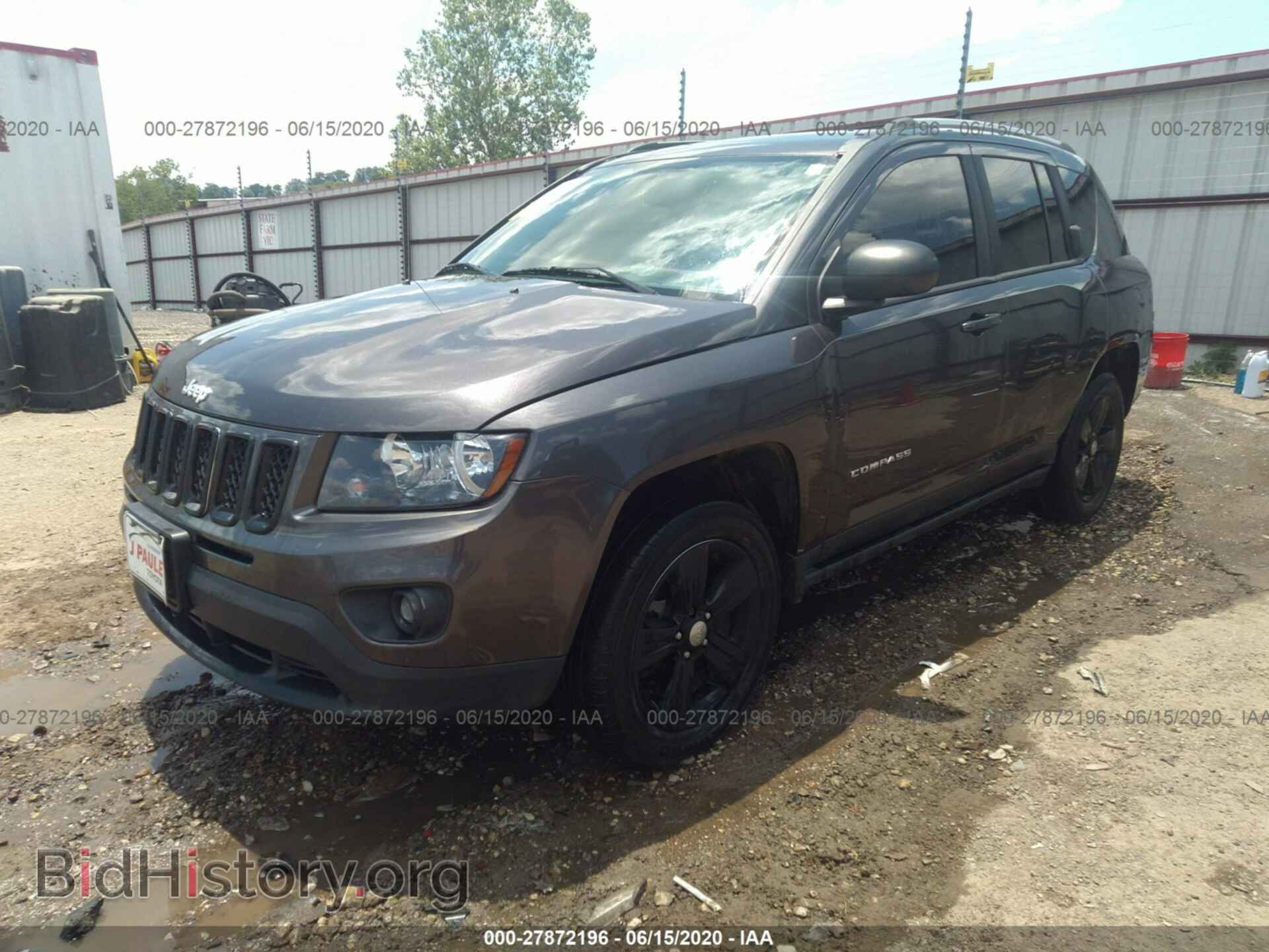 2016 JEEP COMPASS - VIN: 1C4NJDBB9GD520192 - Фото 2