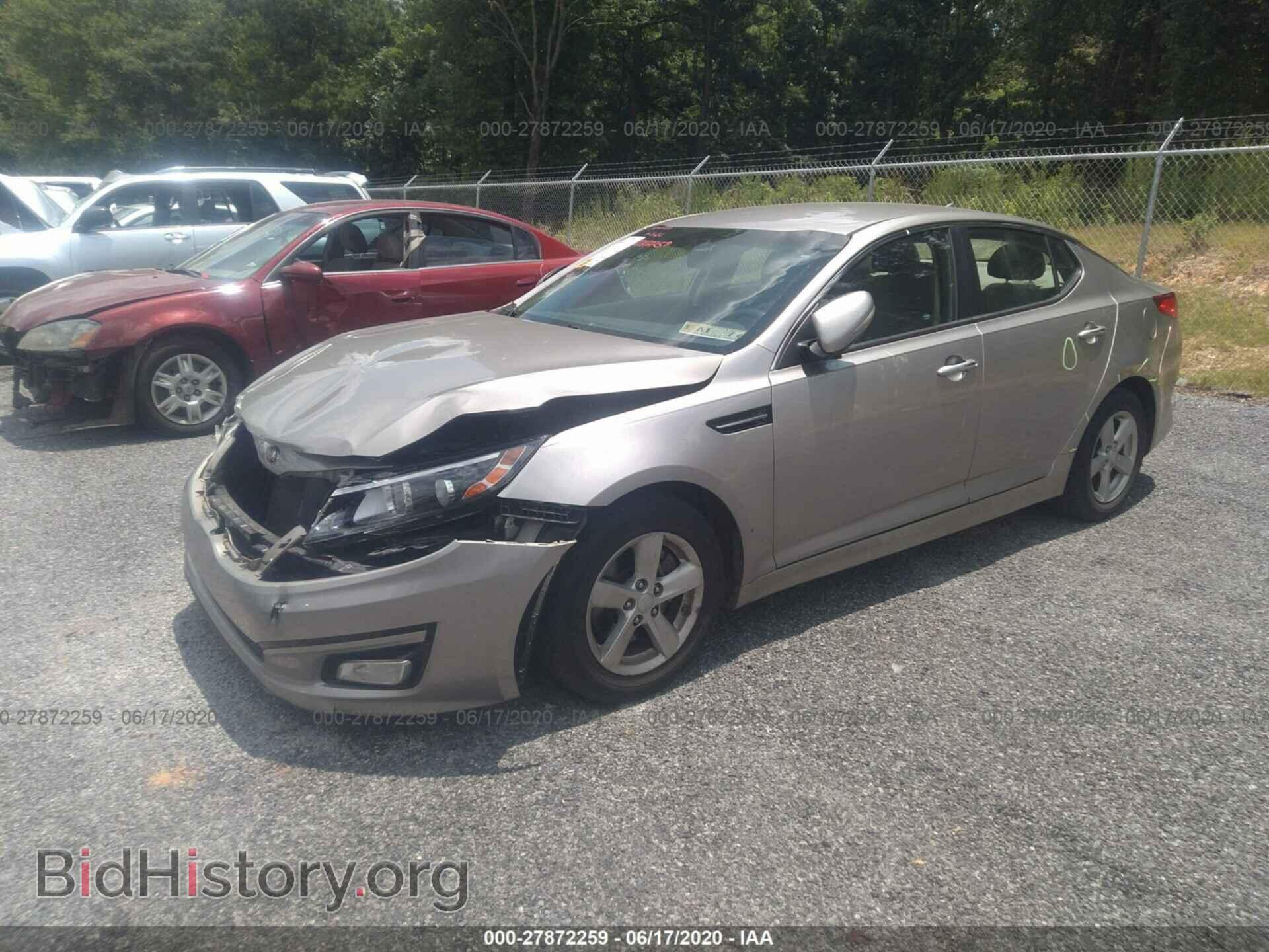 2014 KIA OPTIMA - VIN: KNAGM4A70E5523791 - Фото 2