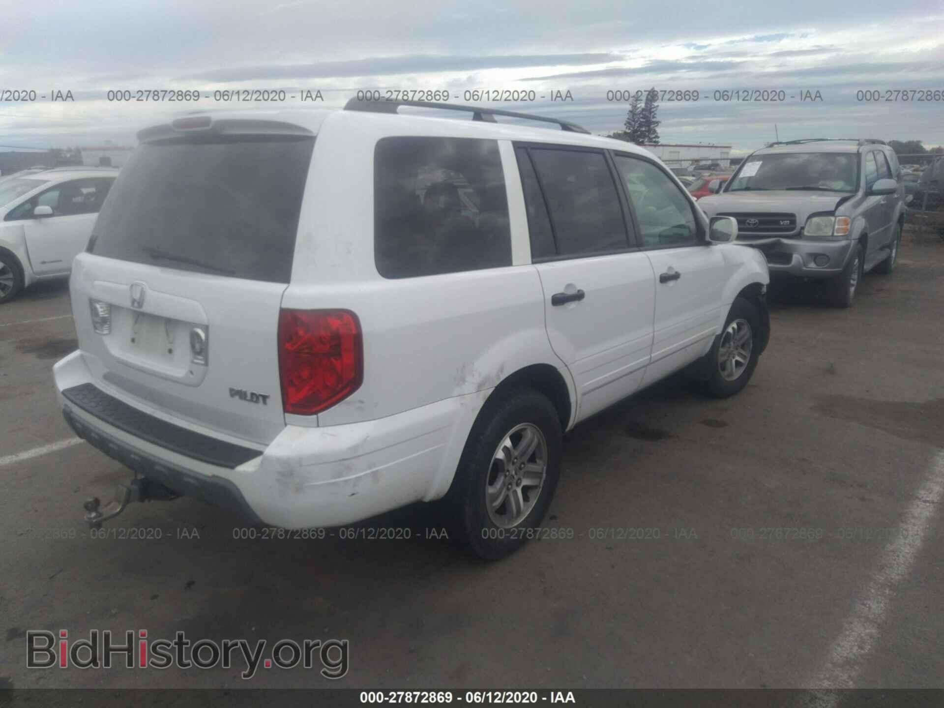 2005 HONDA PILOT - VIN: 2HKYF18755H566240 - Фото 4