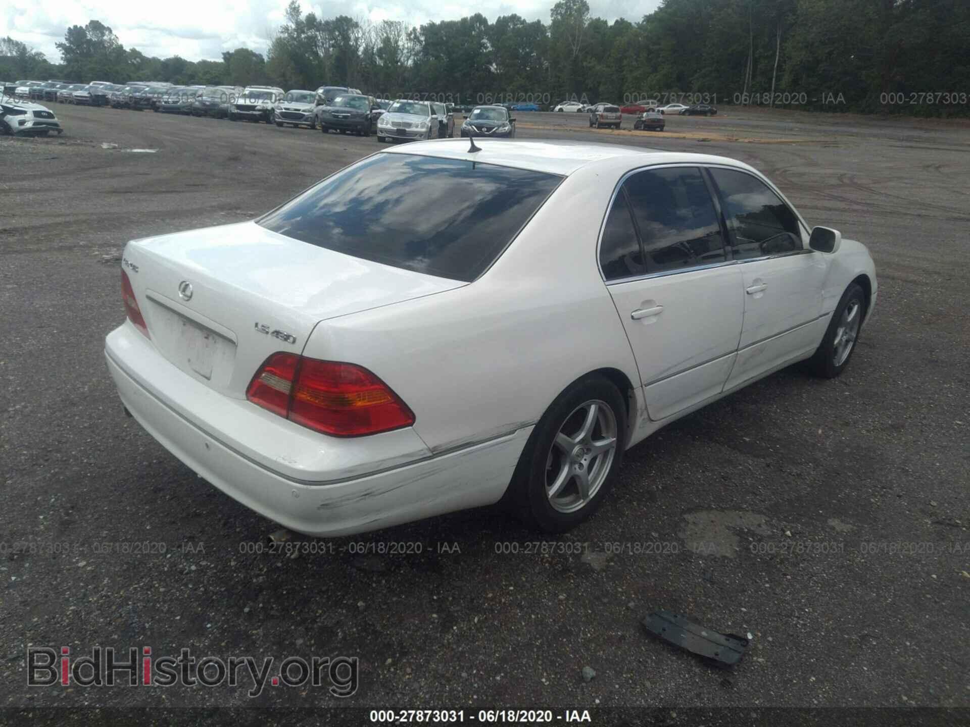 2003 LEXUS LS - VIN: JTHBN30F030121632 - Photo 4