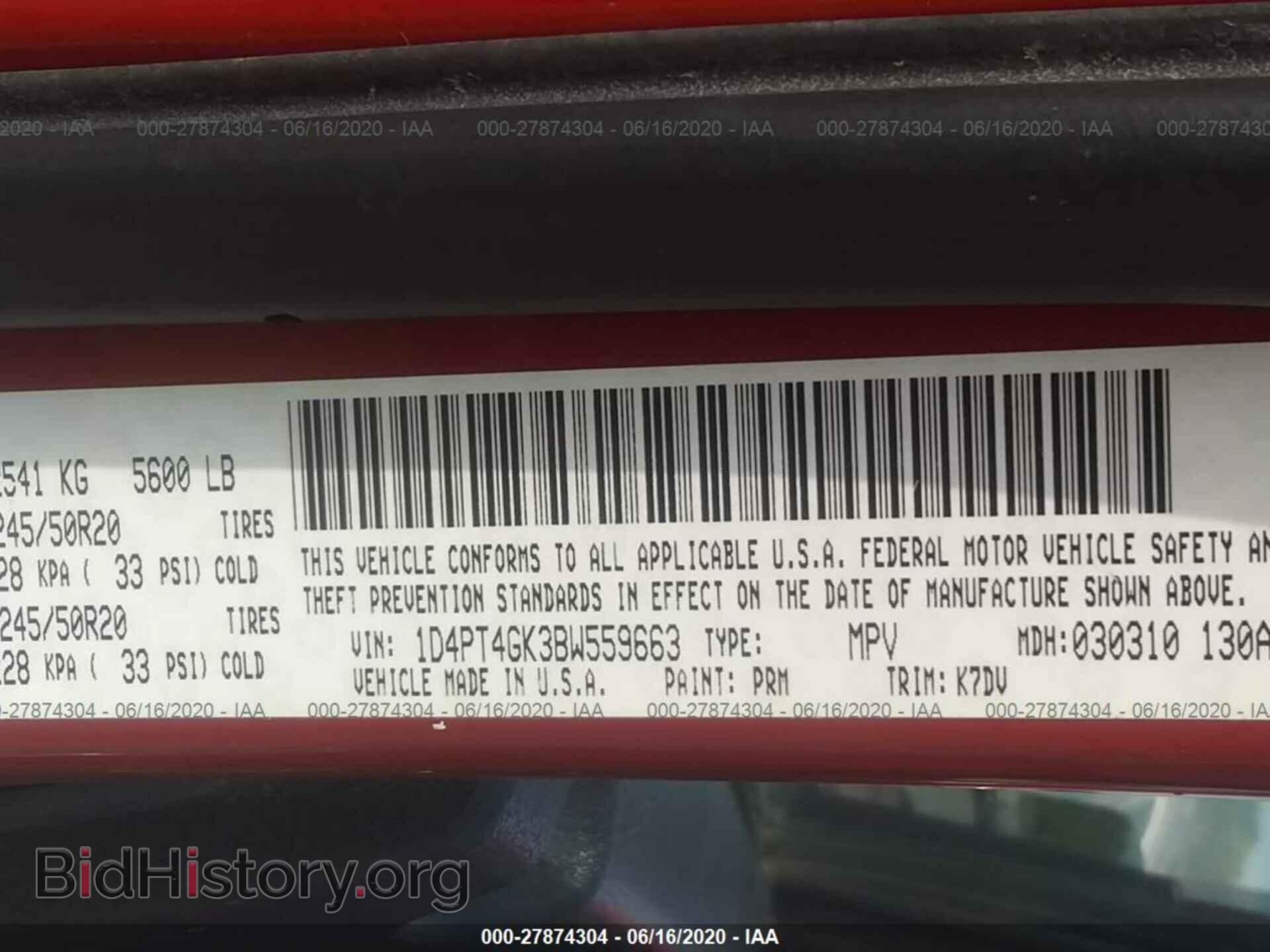 2011 DODGE NITRO - VIN: 1D4PT4GK3BW559663 - Фото 9