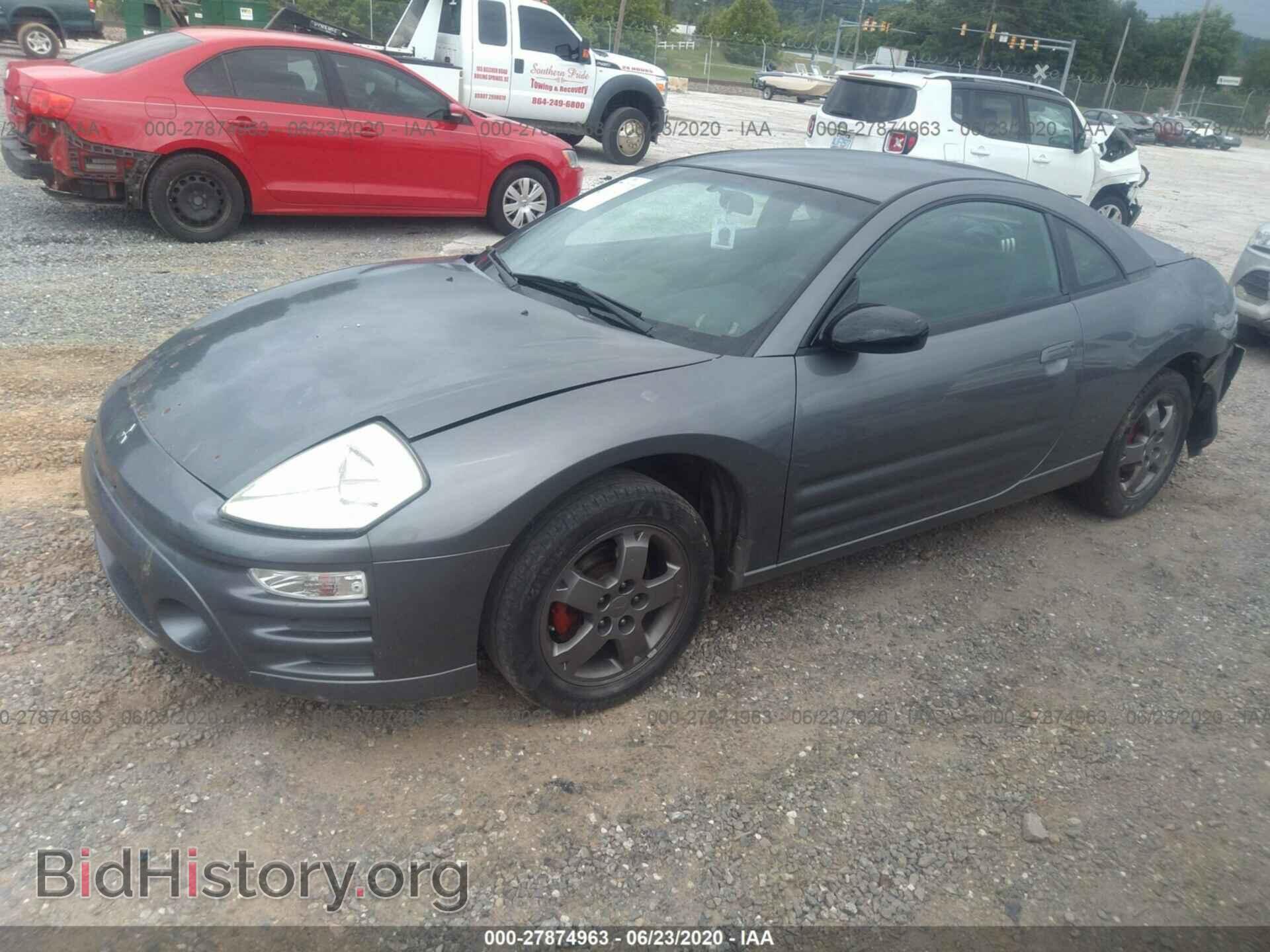 2003 MITSUBISHI ECLIPSE - VIN: 4A3AC44G93E010718 - Фото 2