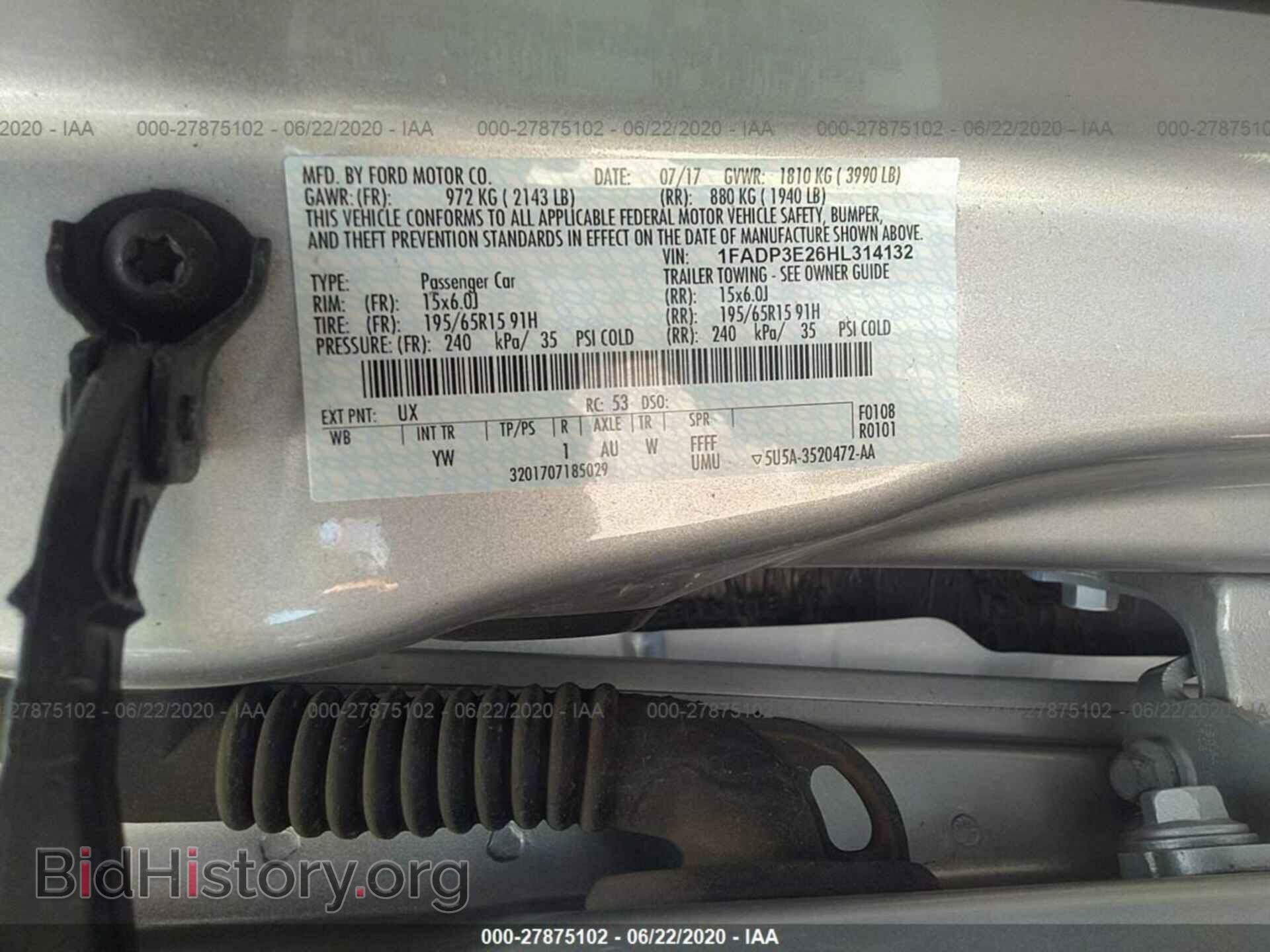 2017 FORD FOCUS - VIN: 1FADP3E26HL314132 - Photo 9