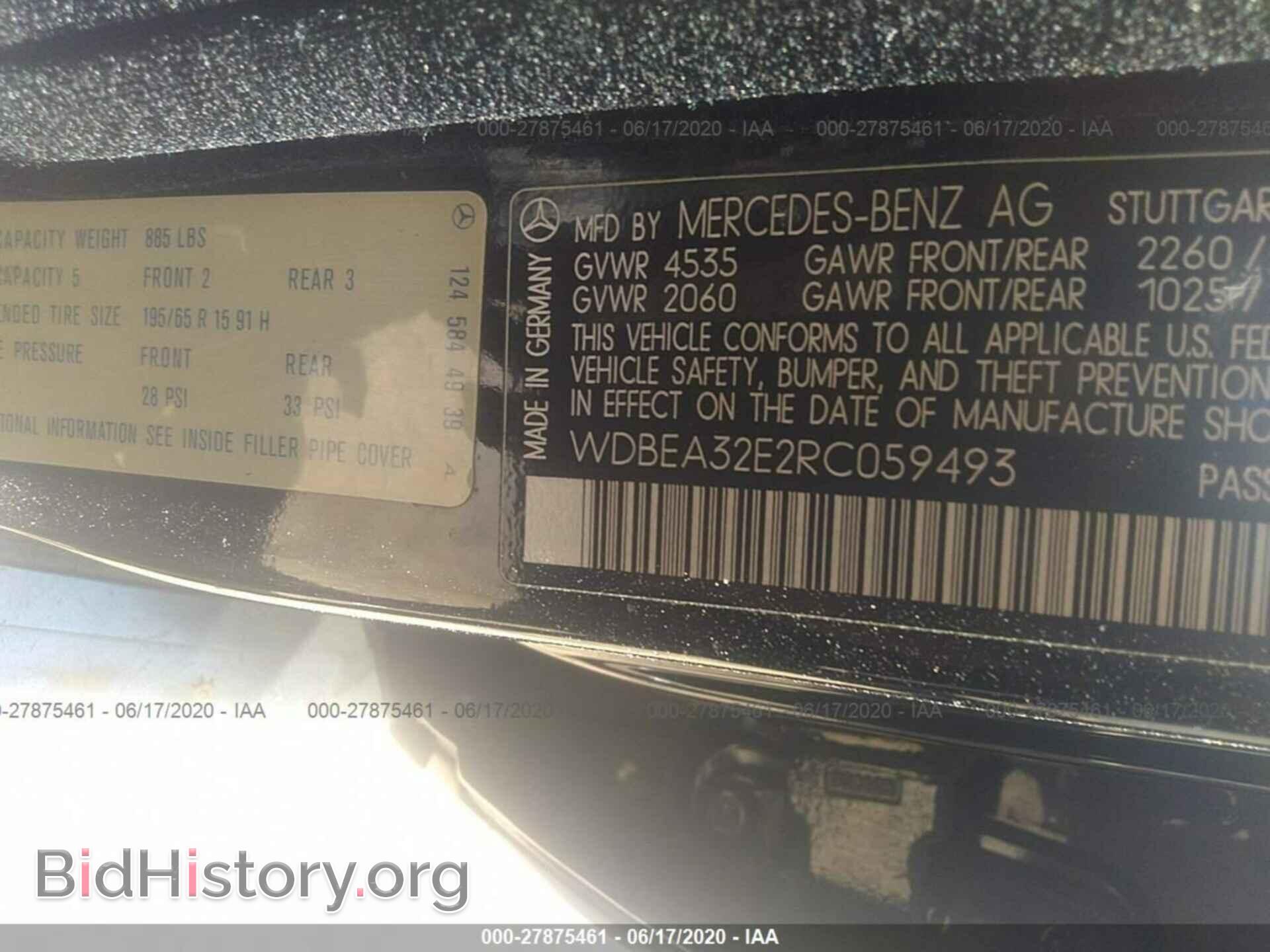 1994 MERCEDES-BENZ E - VIN: WDBEA32E2RC059493 - Photo 9