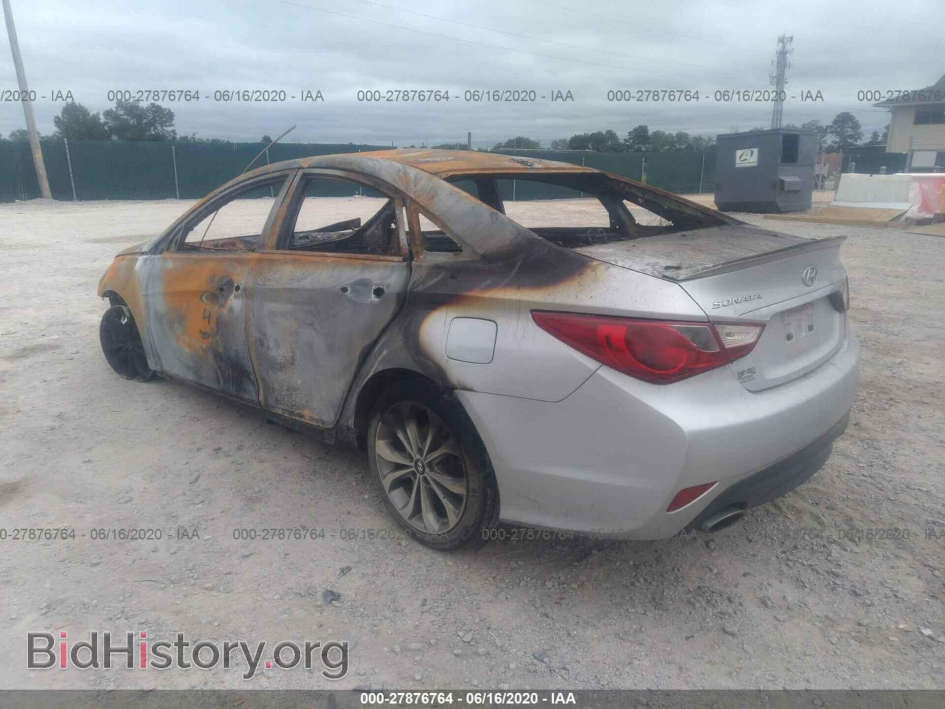2014 HYUNDAI SONATA - VIN: 5NPEC4AC1EH818733 - Фото 3