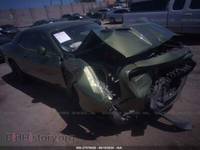 2019 Dodge CHALLENGER SXT, green — VIN 2C3CDZAG4KH521663, IAAI