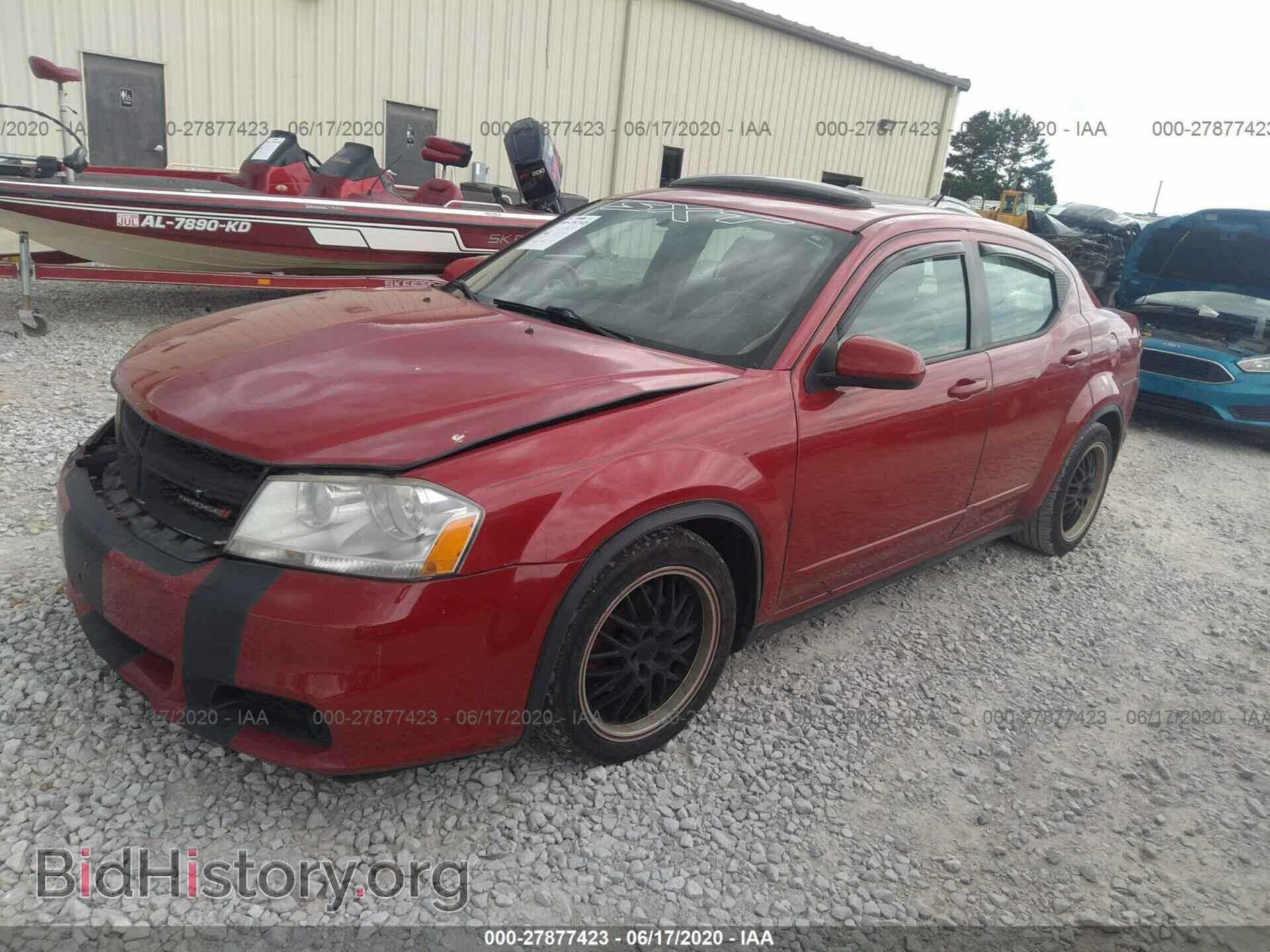 2013 DODGE AVENGER - VIN: 1C3CDZCG5DN687567 - Фото 2