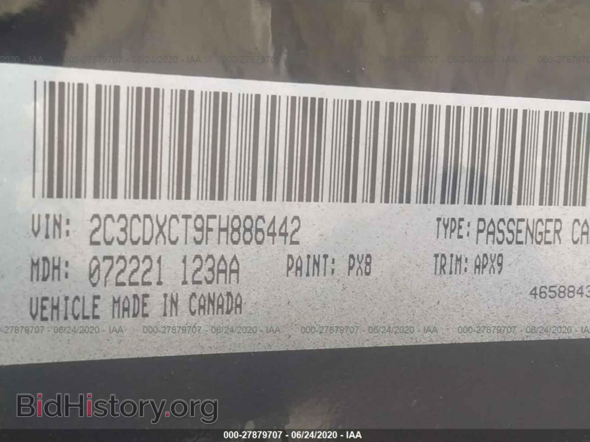 2015 DODGE CHARGER - VIN: 2C3CDXCT9FH886442 - Фото 9