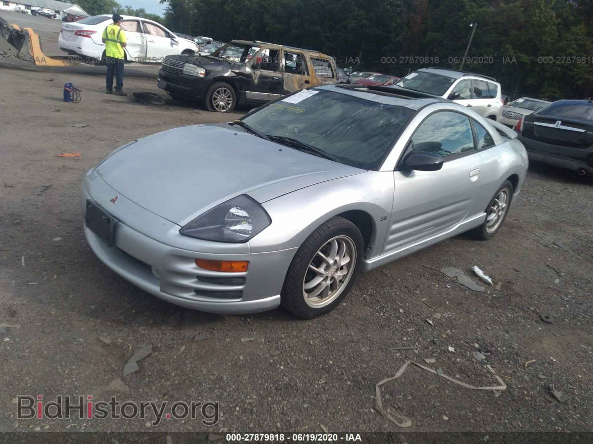 2001 MITSUBISHI ECLIPSE - VIN: 4A3AC54H41E228870 - Фото 2