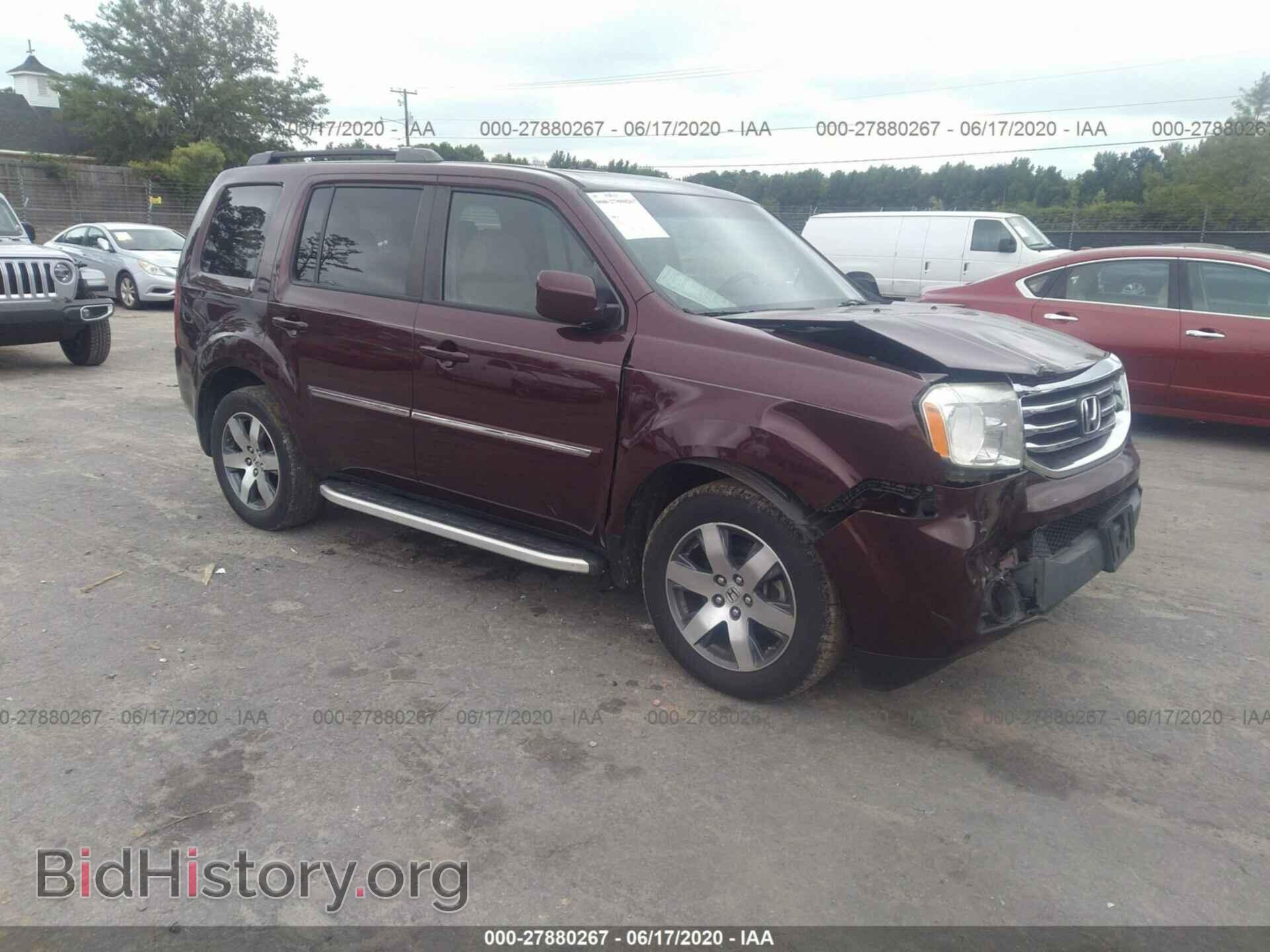 Photo 5FNYF3H95DB028082 - HONDA PILOT 2013
