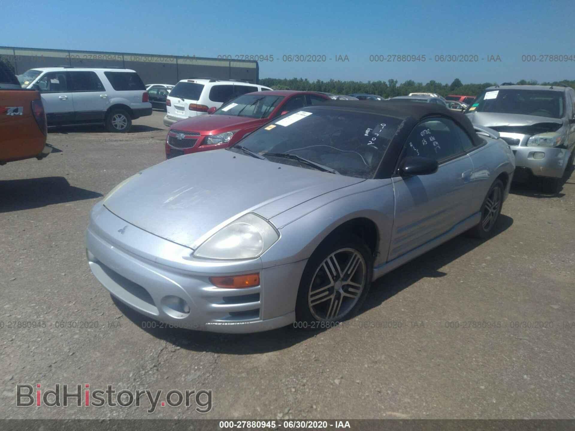 2003 MITSUBISHI ECLIPSE - VIN: 4A3AE75H63E011702 - Photo 2