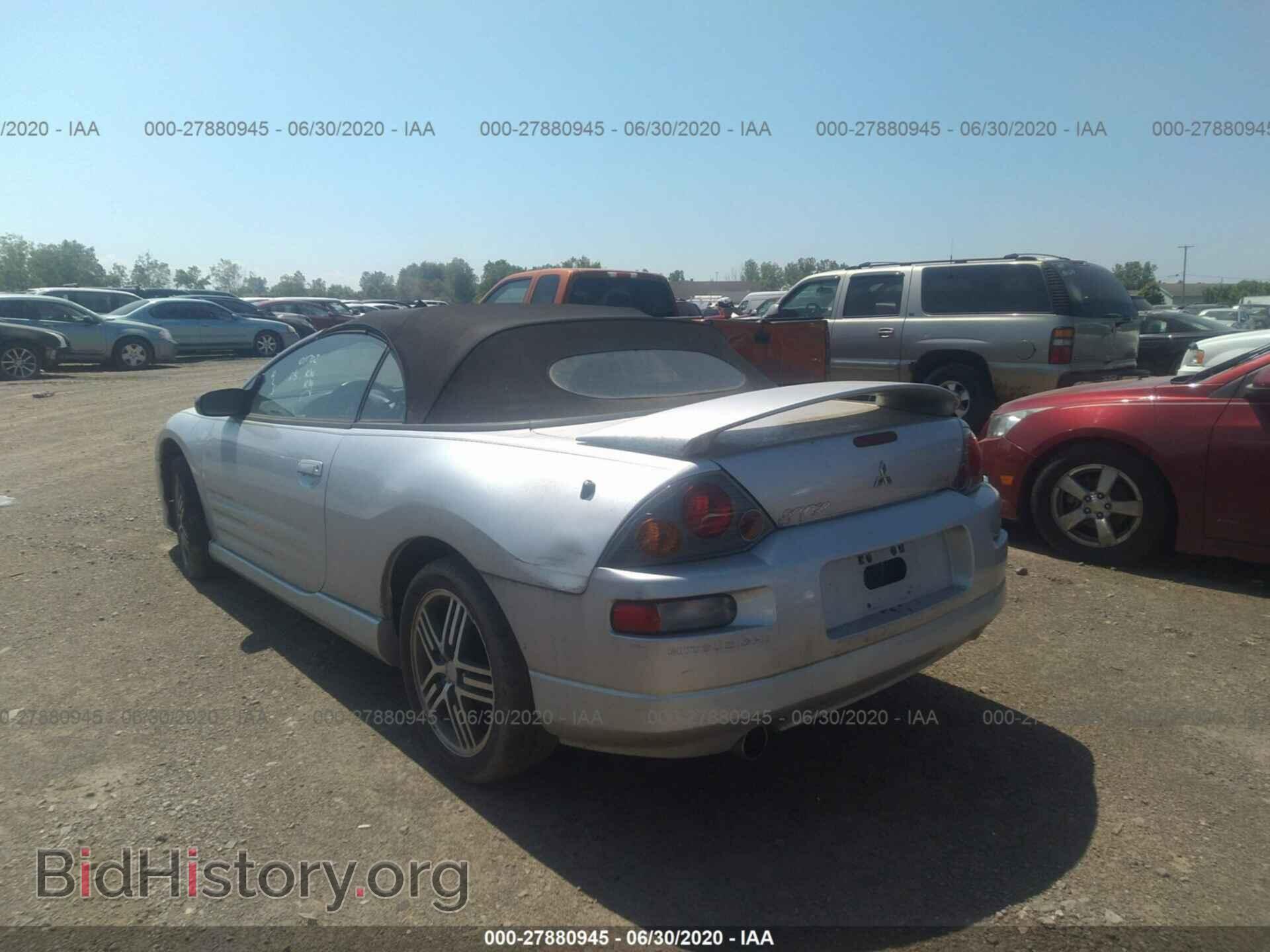 2003 MITSUBISHI ECLIPSE - VIN: 4A3AE75H63E011702 - Photo 3