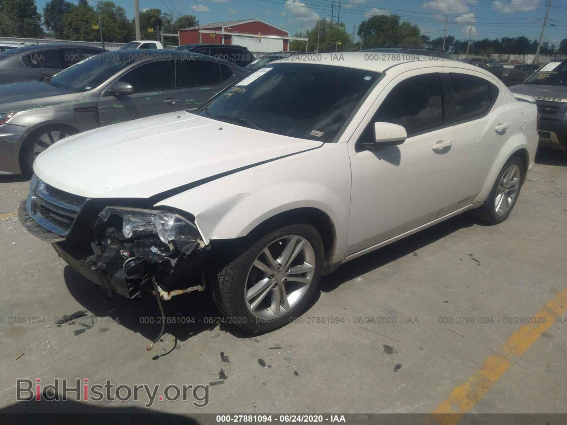 2011 DODGE AVENGER - VIN: 1B3BD1FG3BN515217 - Фото 2