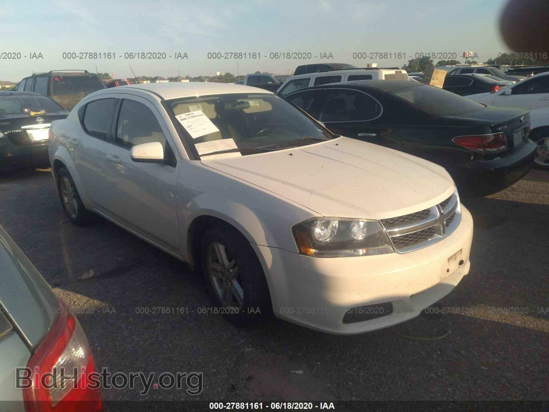 Фотография 1B3BD1FB2BN501426 - DODGE AVENGER 2011