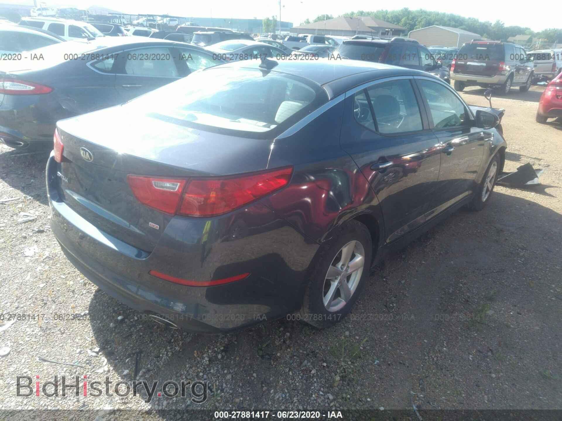 2015 KIA OPTIMA - VIN: KNAGM4A75F5586760 - Фото 4