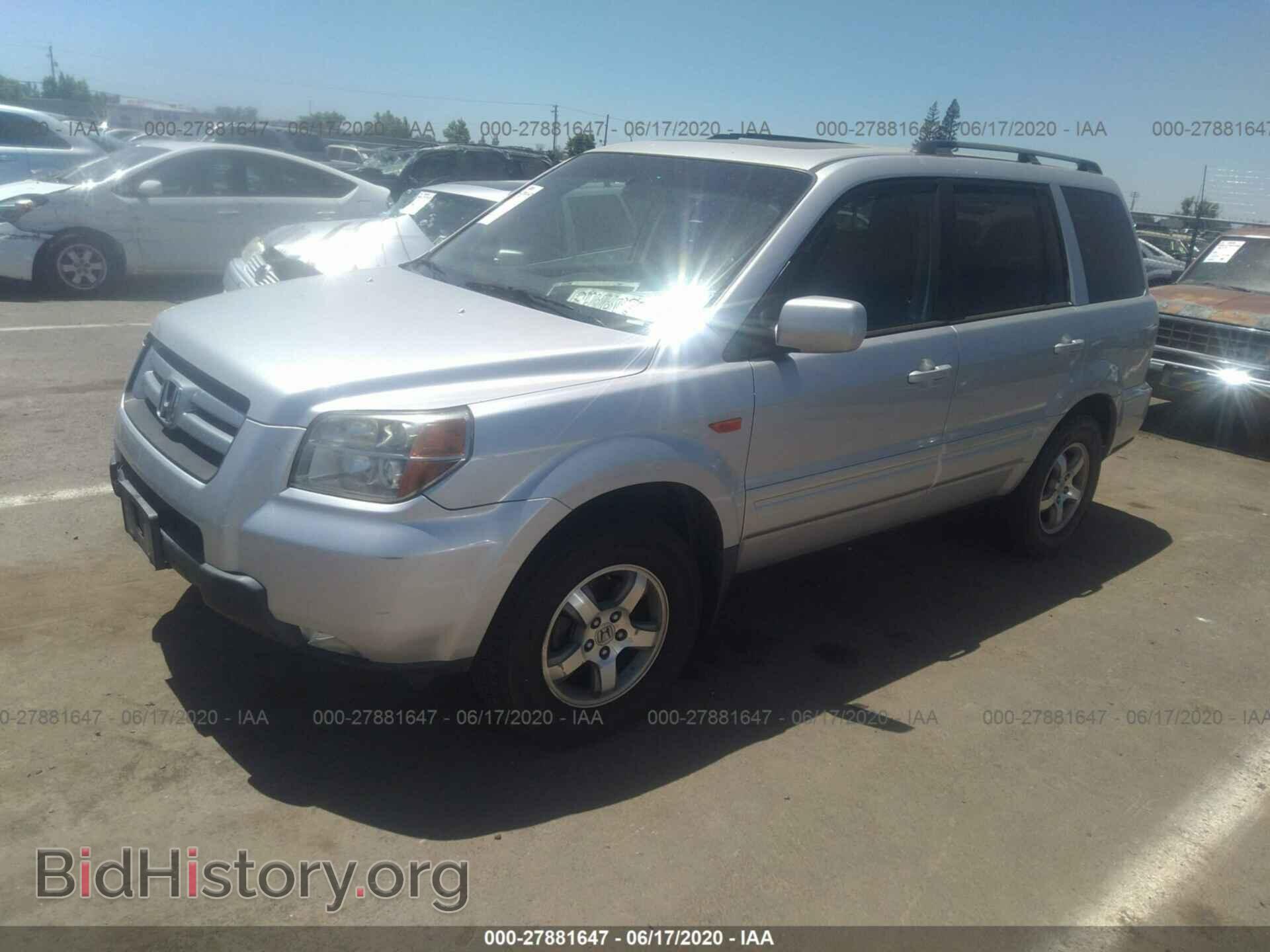 2006 HONDA PILOT - VIN: 2HKYF18686H564376 - Фото 2
