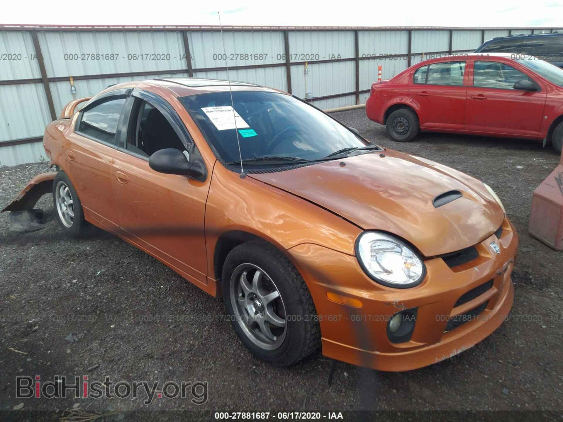 Фотография 1B3ES66S05D108230 - DODGE NEON 2005
