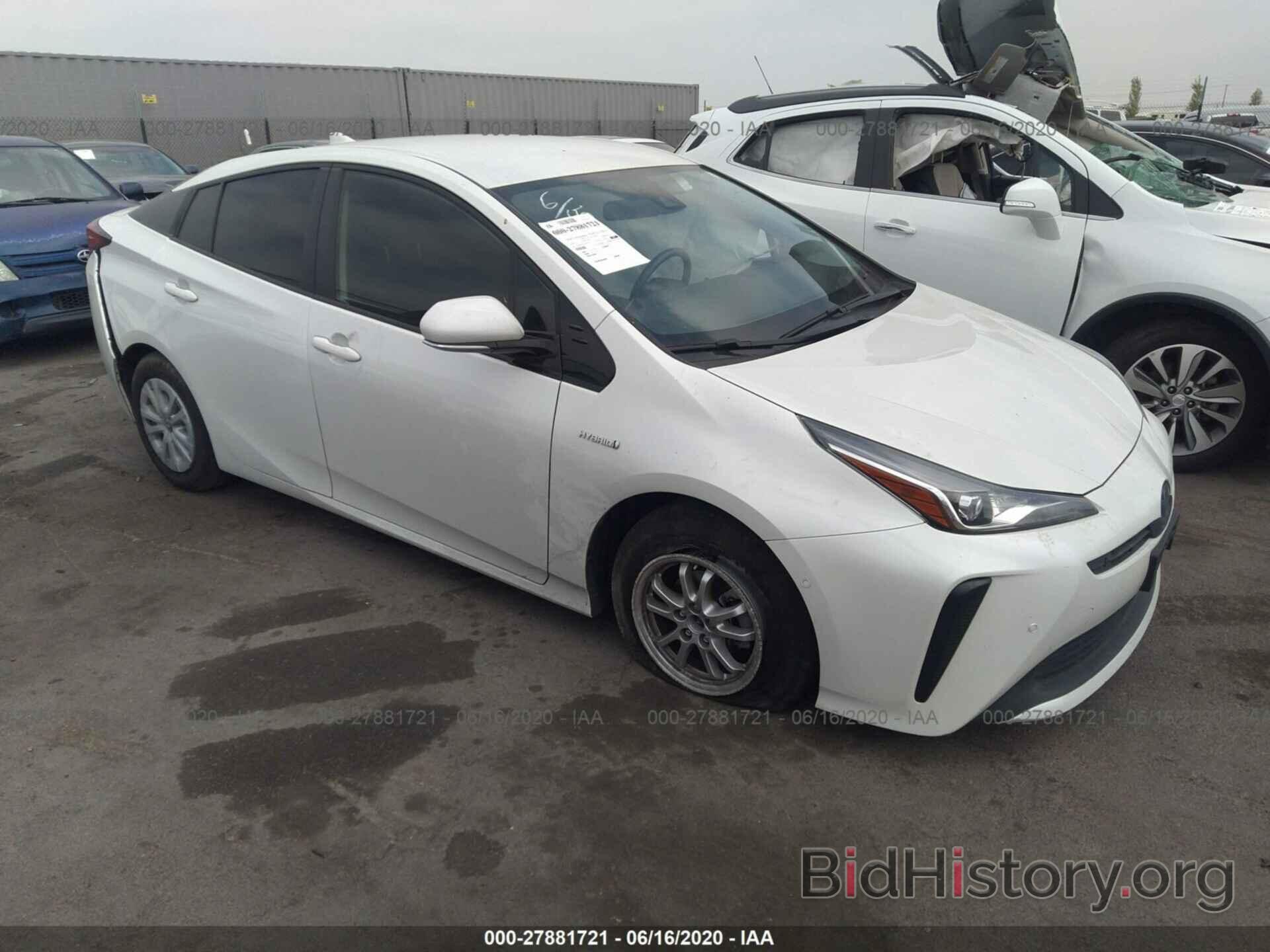 Photo JTDKARFU6K3074707 - TOYOTA PRIUS 2019